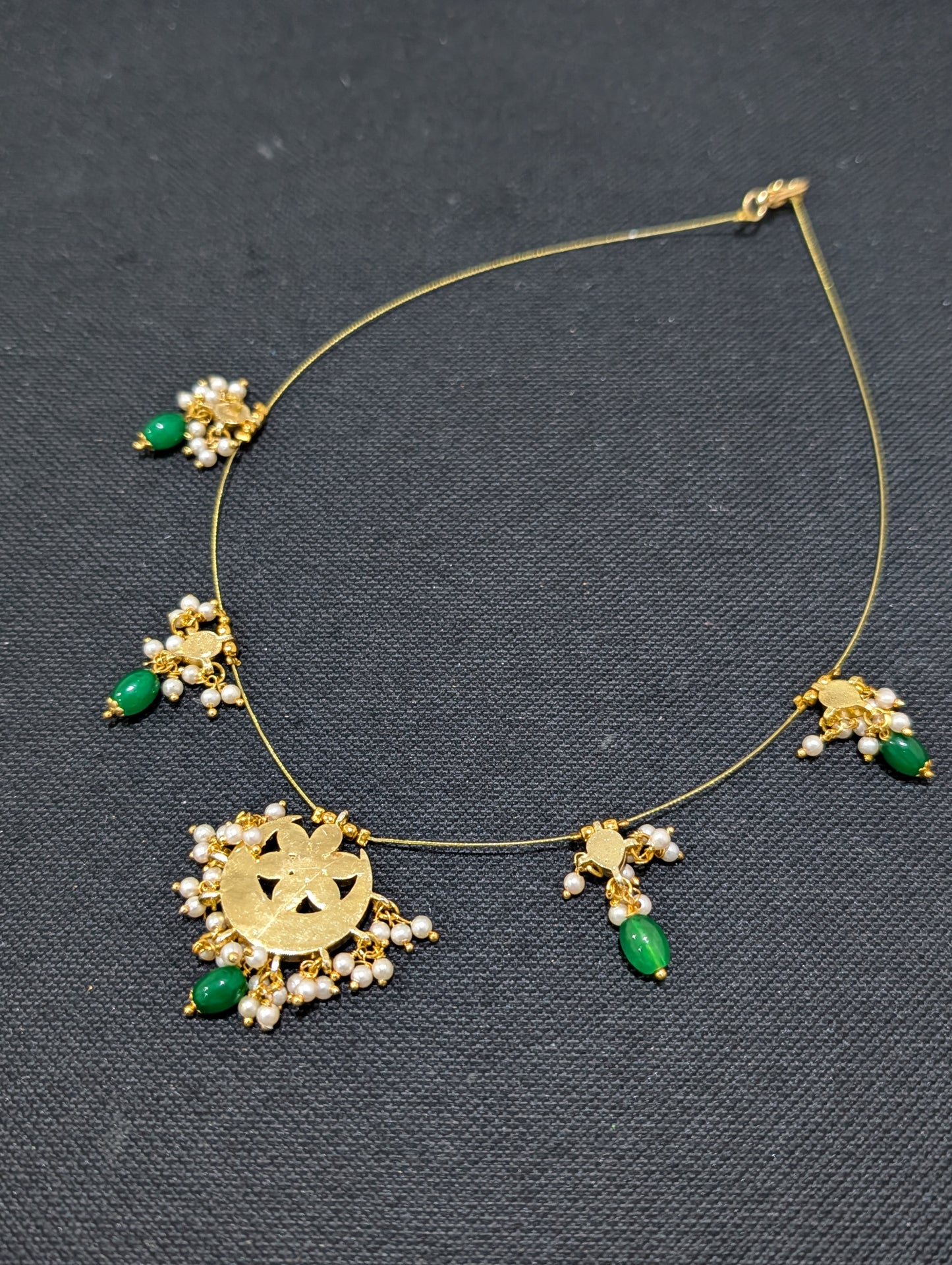 Jadau Kundan Minimalistic Choker Necklace