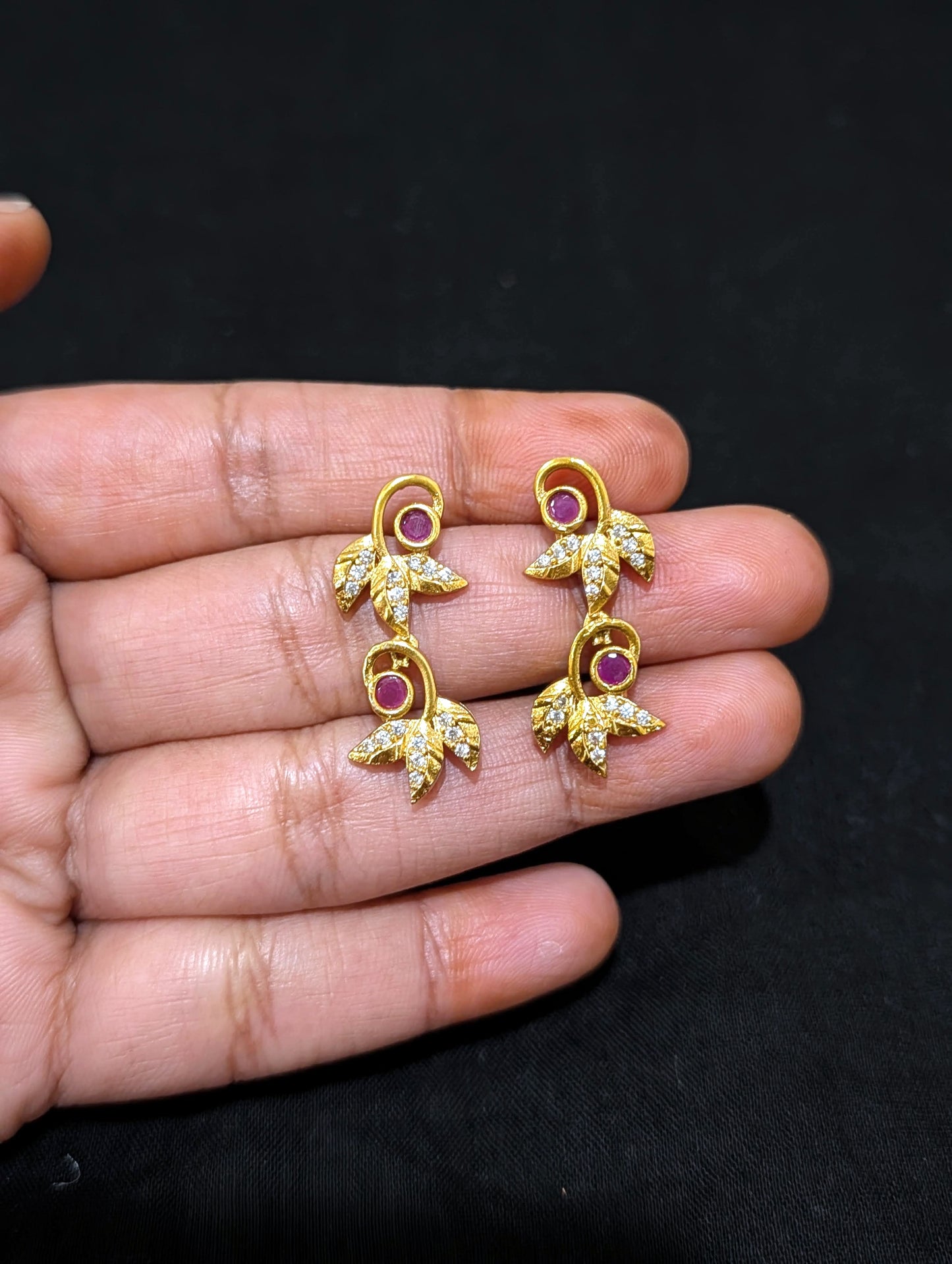 Antique Leafy Choker Necklace set