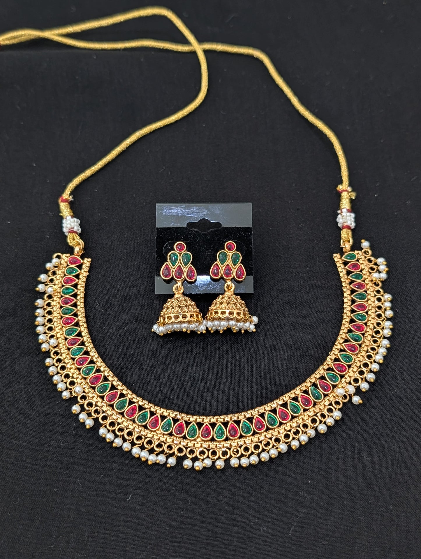 Teardrop Kemp Elegant Choker Necklace set