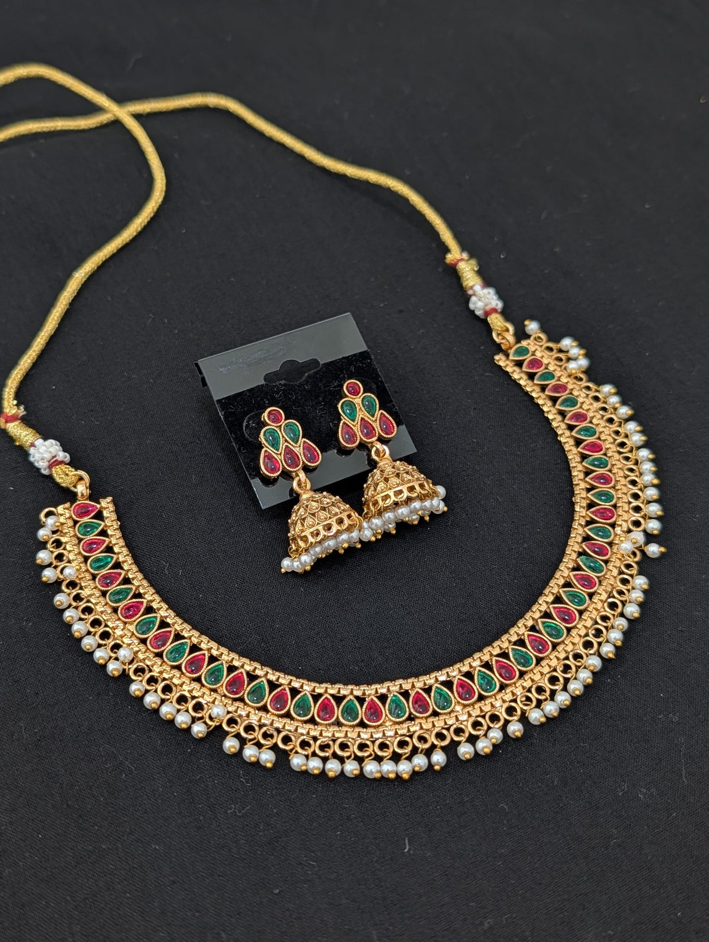 Teardrop Kemp Elegant Choker Necklace set