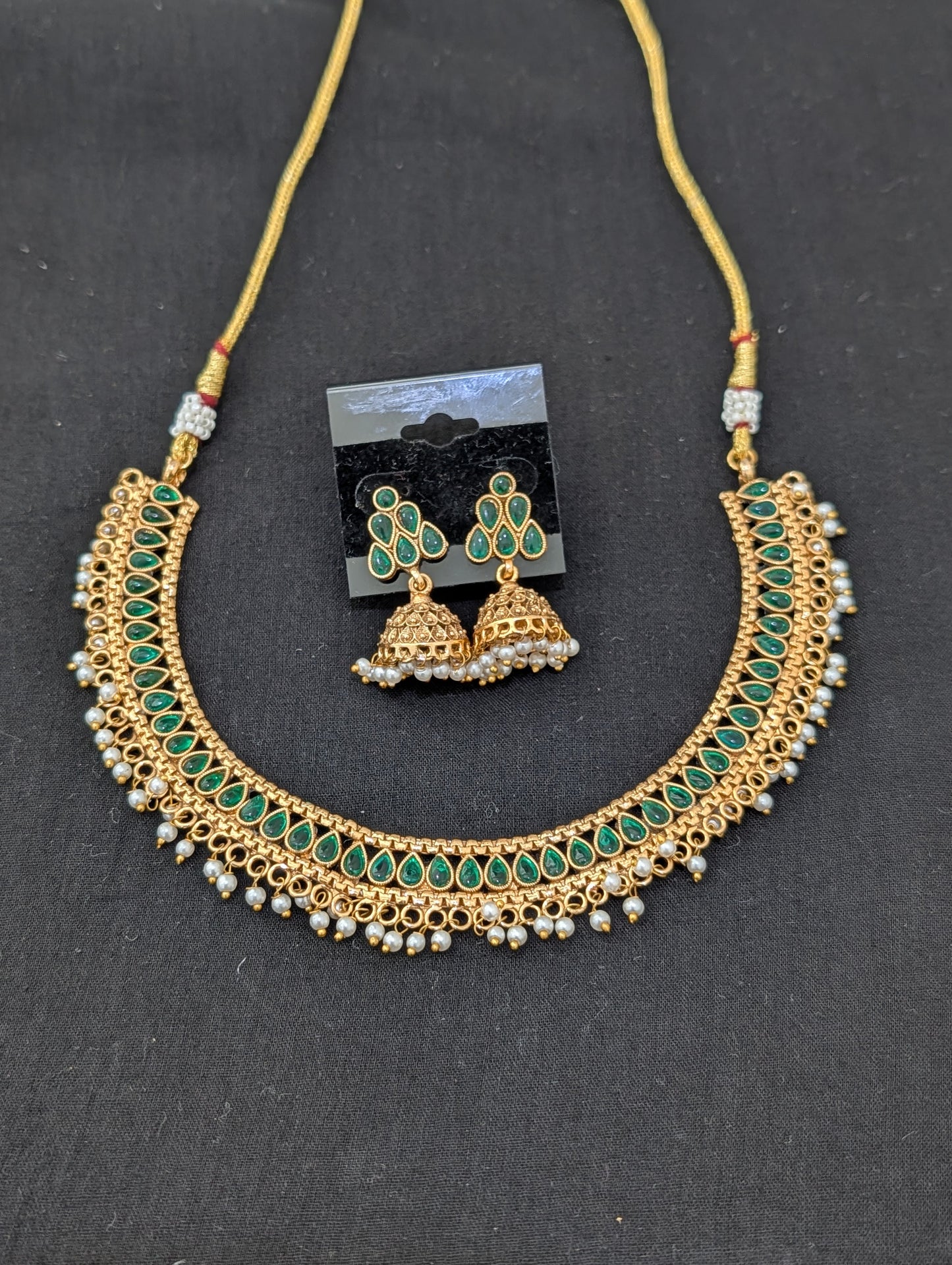 Teardrop Kemp Elegant Choker Necklace set