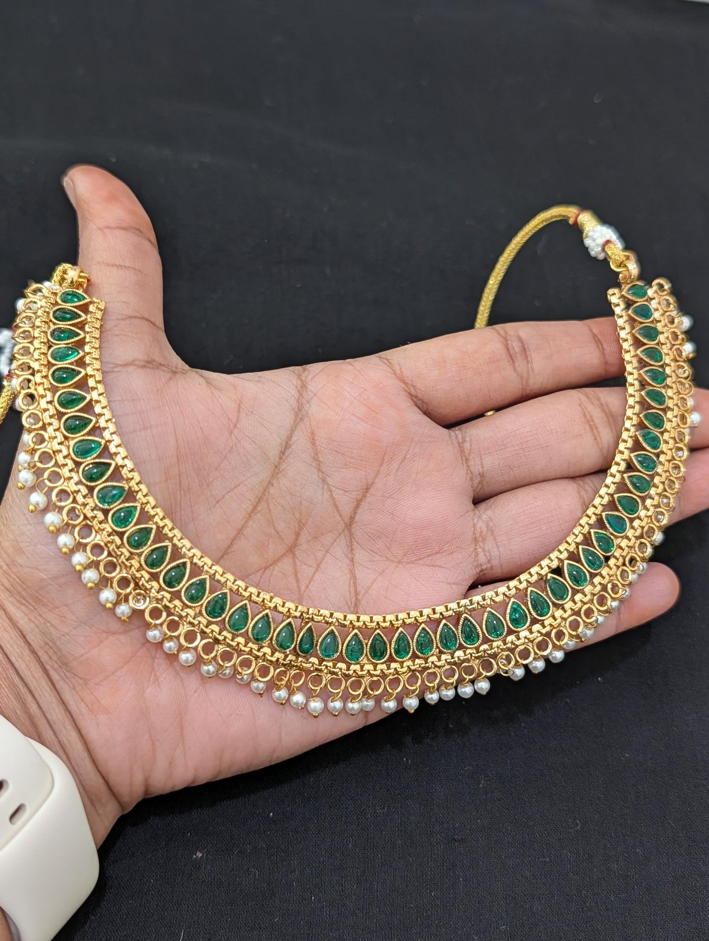 Teardrop Kemp Elegant Choker Necklace set