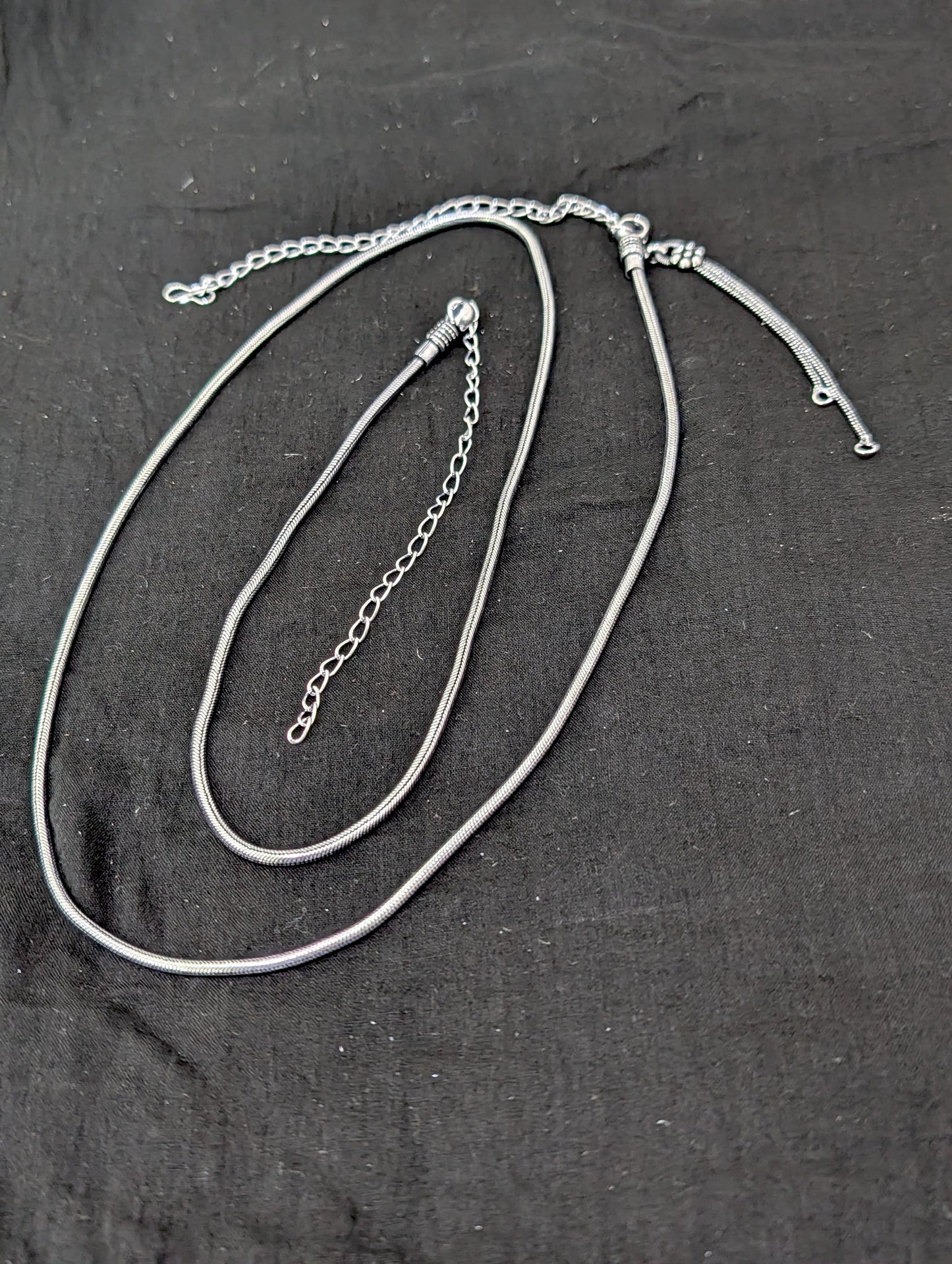 Oxidized Silver Simple Hip Chain / Waist Belt / Belly Chain