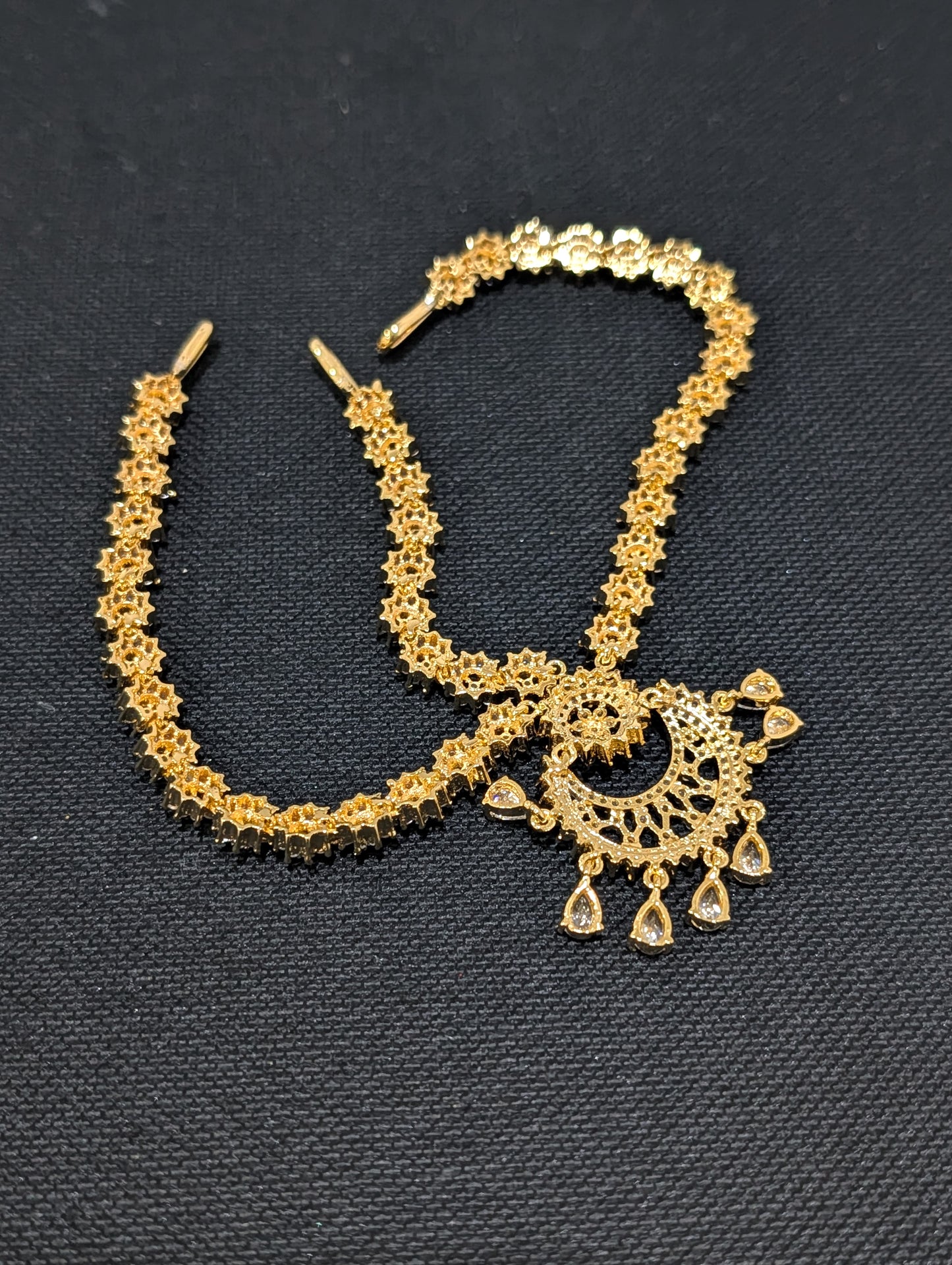 Chandbali CZ Grand Nethi Chutti / Damini / Maang Tikka