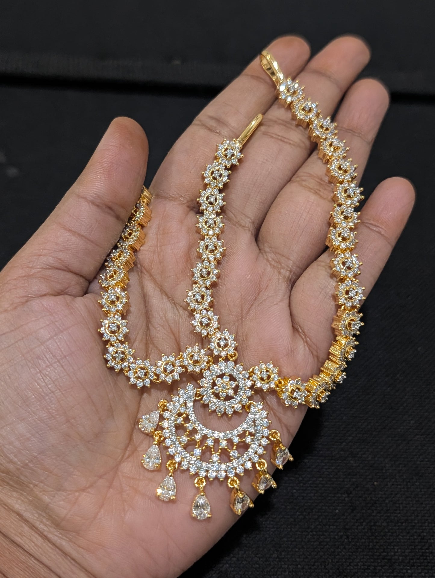 Chandbali CZ Grand Nethi Chutti / Damini / Maang Tikka