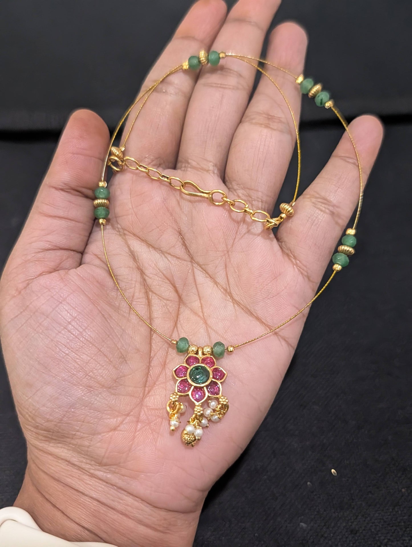 Minimalistic Choker Necklace set - D3