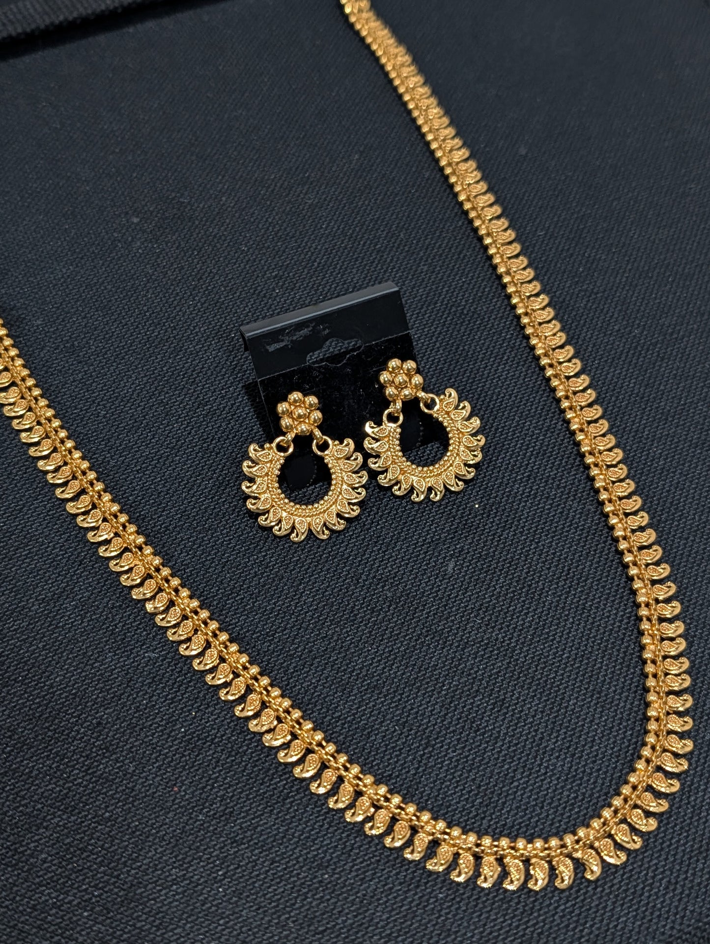 Classic Mango Haram Gold plated Necklace set