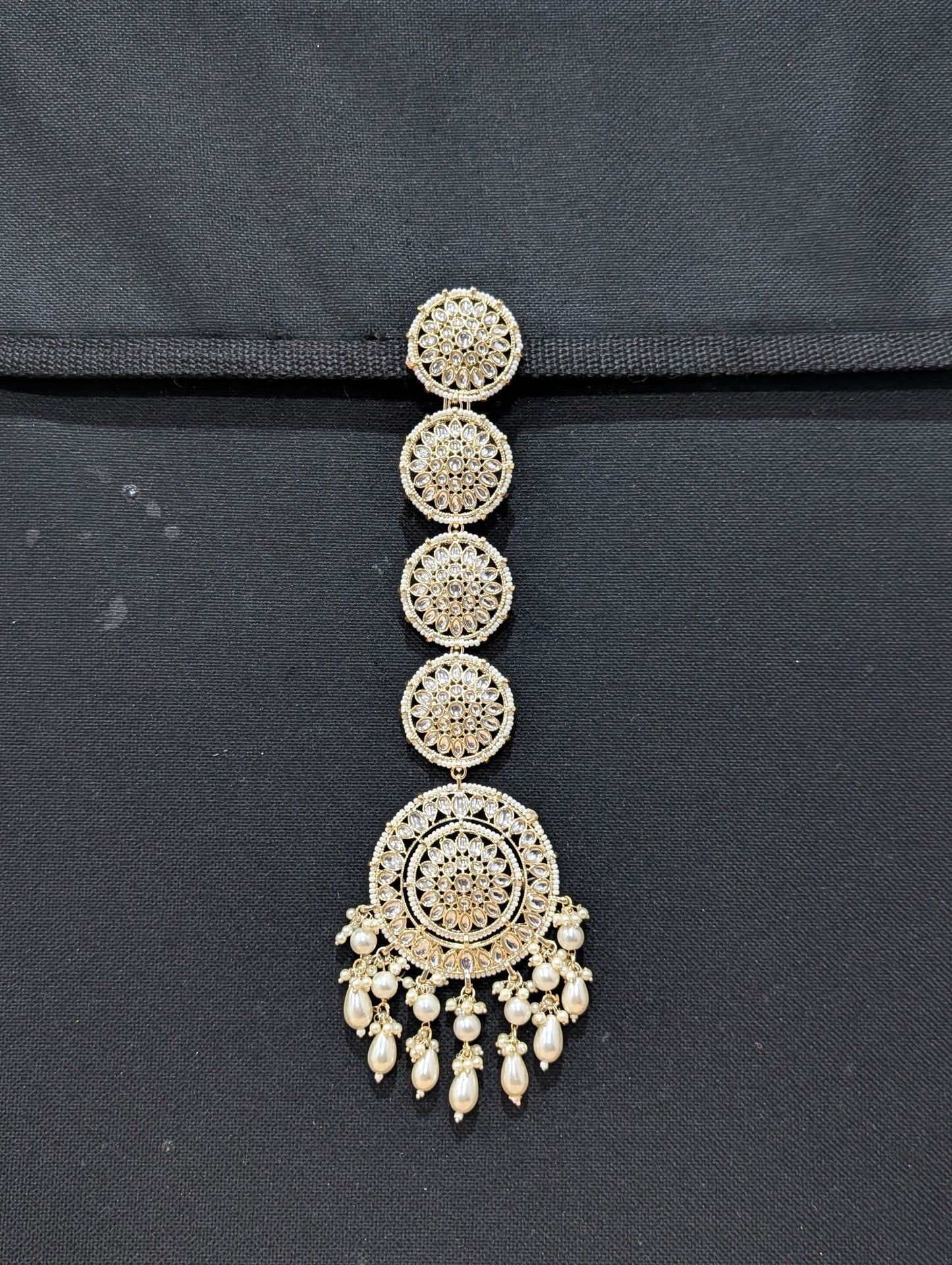 Kundan Hair Accessory for plaits - D1