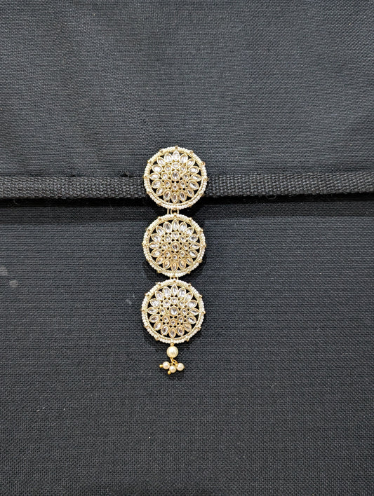 Kundan Hair Accessory for plaits - D5