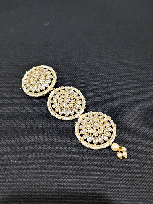 Kundan Hair Accessory for plaits - D5