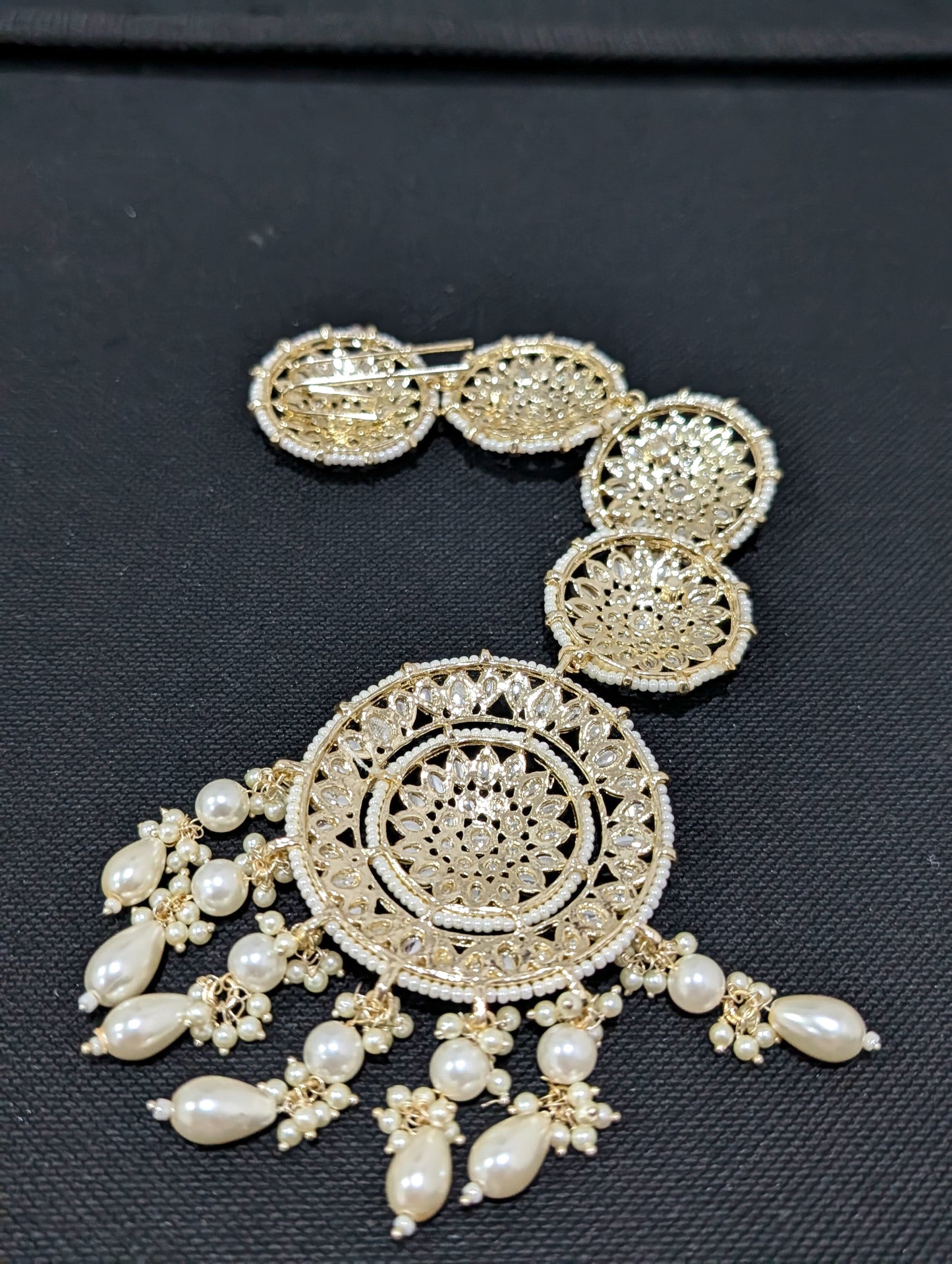 Kundan Hair Accessory for plaits - D1
