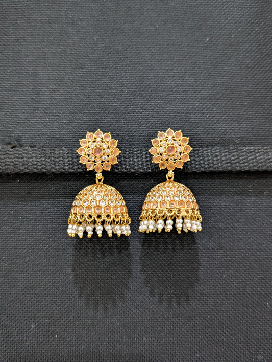 Kemp Jhumka Earrings - Medium size - Simpliful