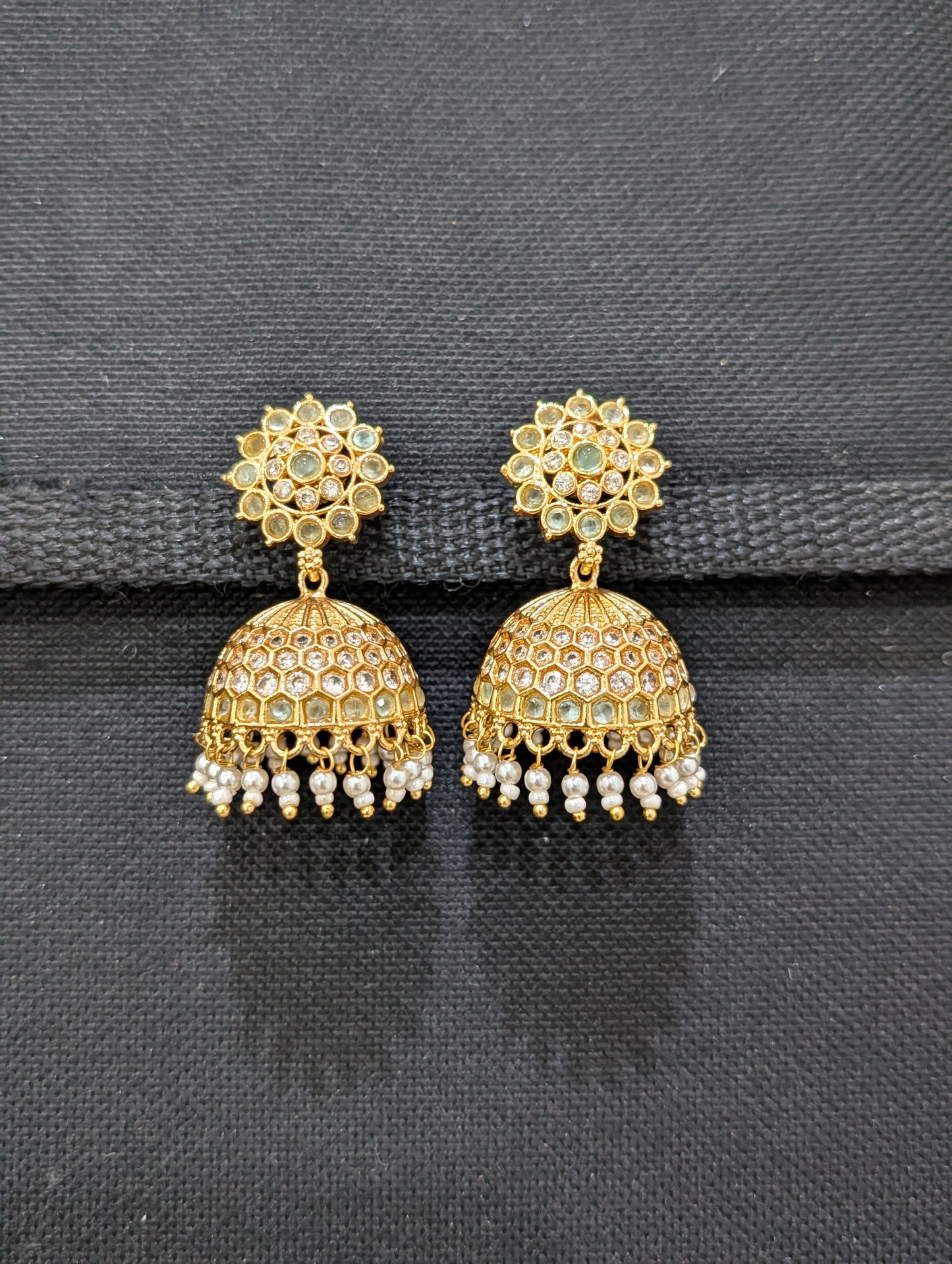 Kemp Jhumka Earrings - Medium size - Simpliful