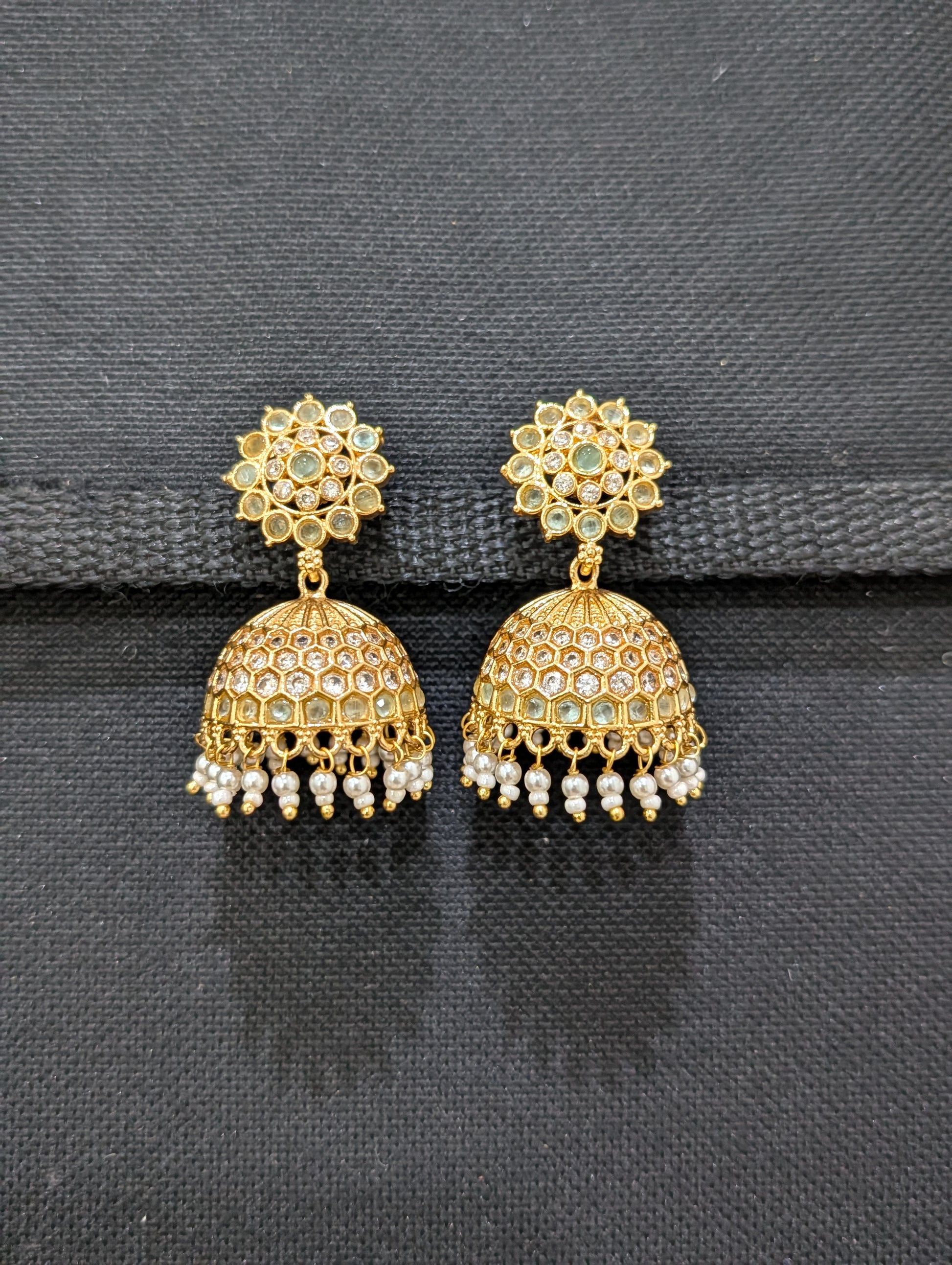 Kemp Jhumka Earrings - Medium size - Simpliful