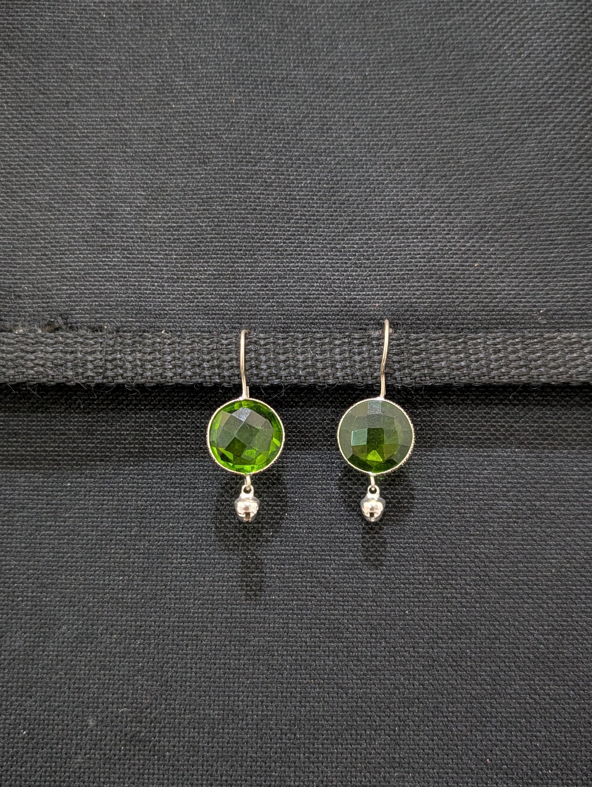 Oxidized silver colorful resin Earrings - Simpliful