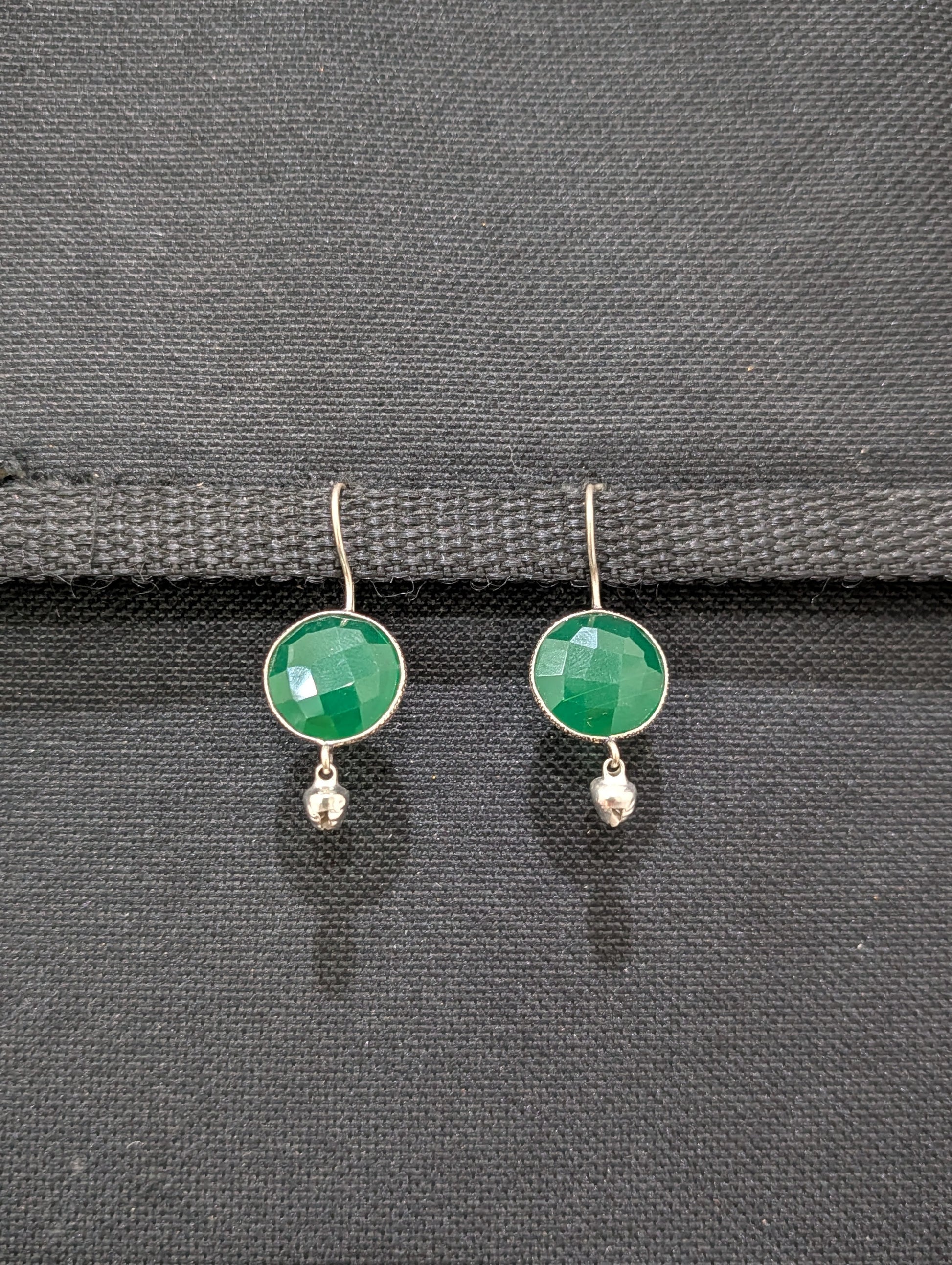 Oxidized silver colorful resin Earrings - Simpliful