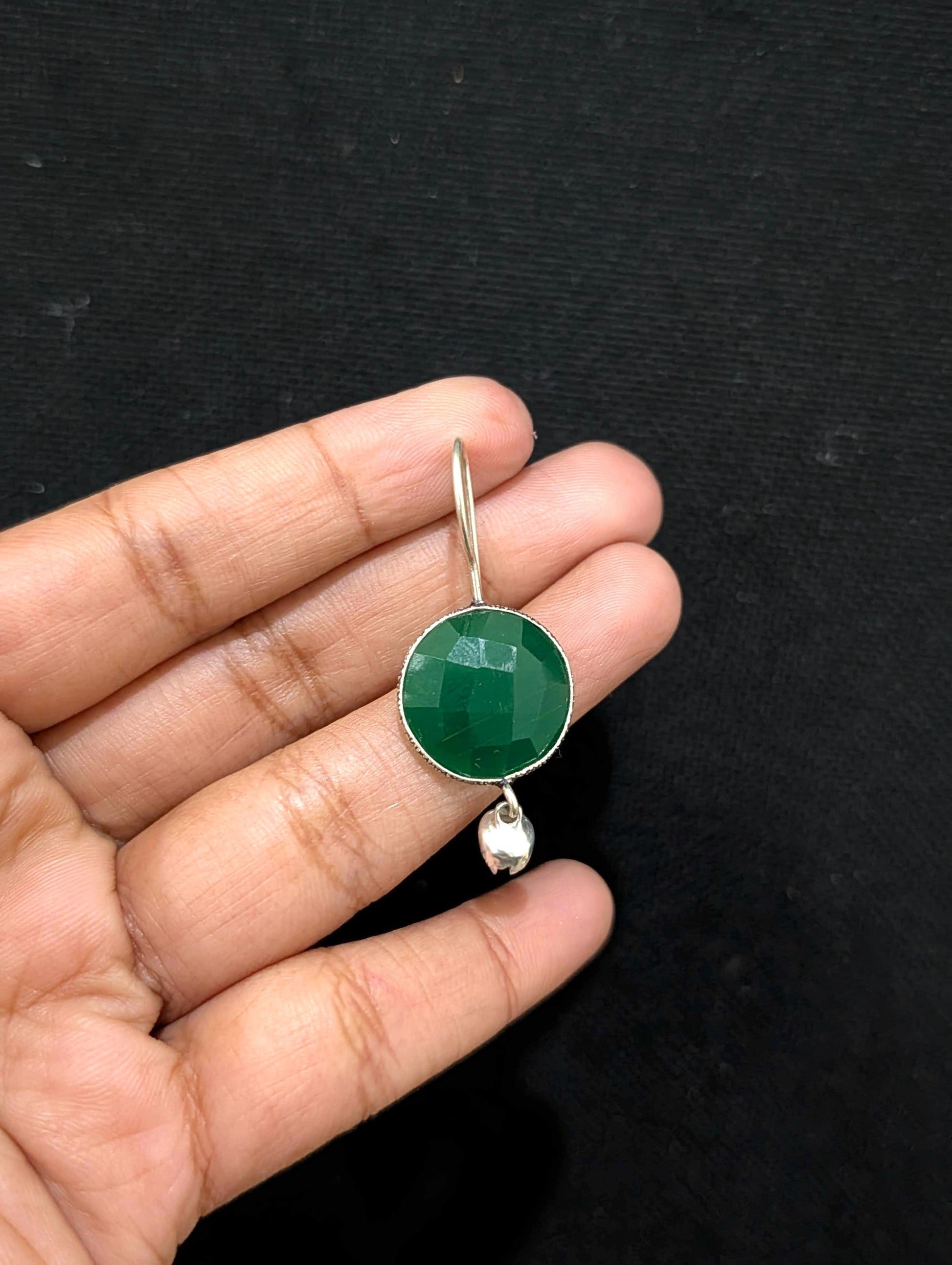 Oxidized silver colorful resin Earrings - Simpliful