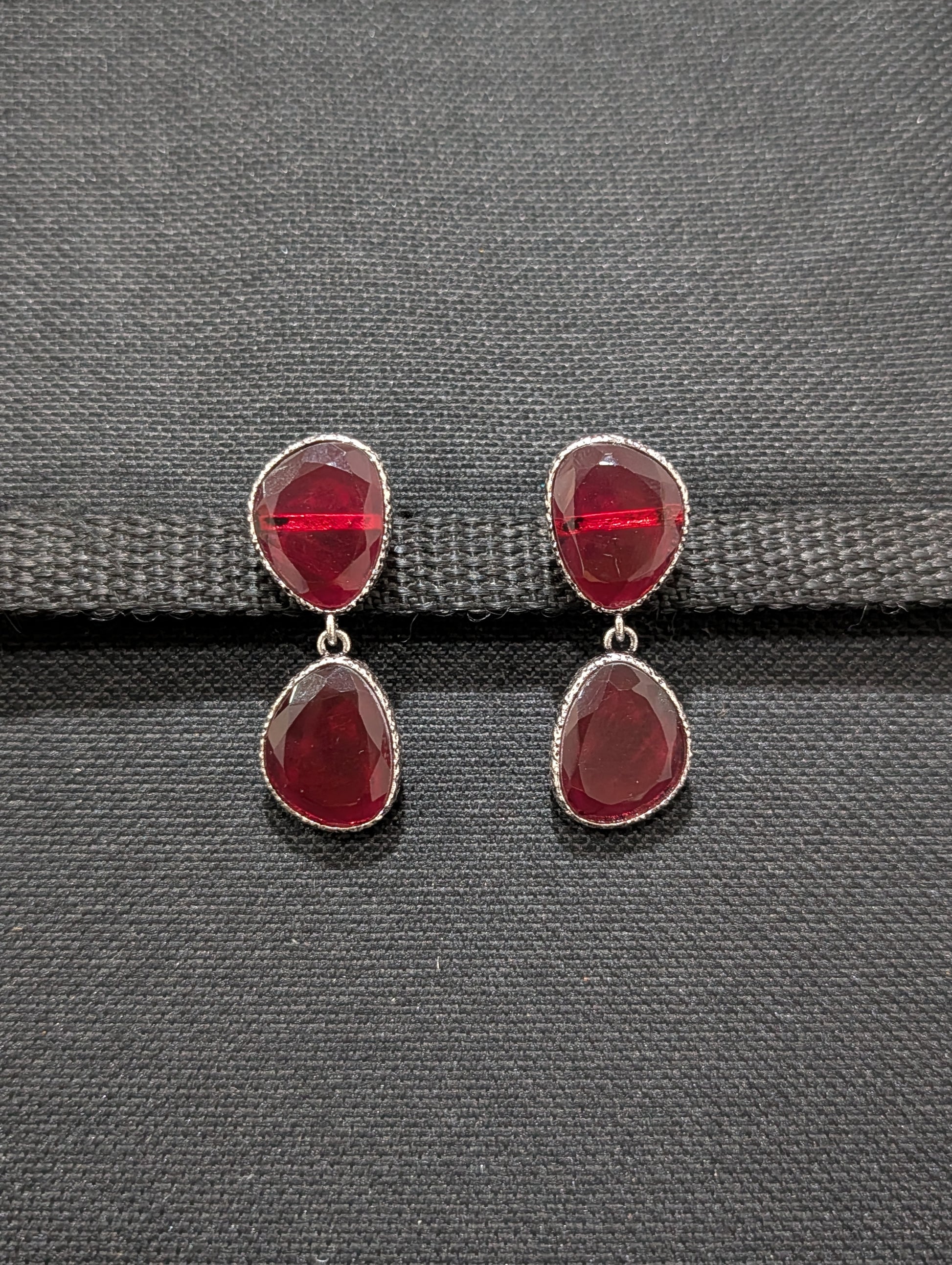 Colorful Resin stone Casual Earrings - Simpliful
