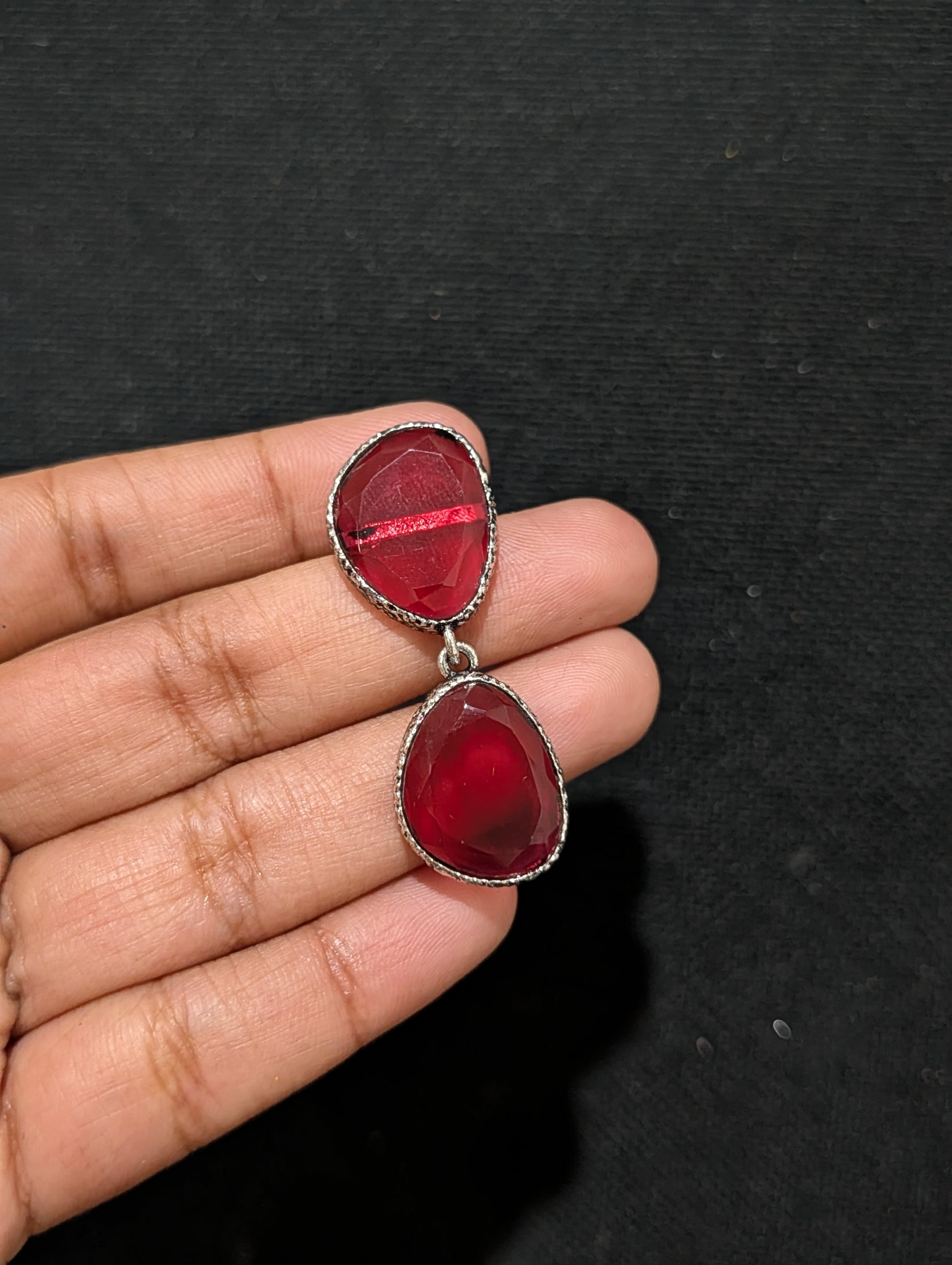 Colorful Resin stone Casual Earrings - Simpliful