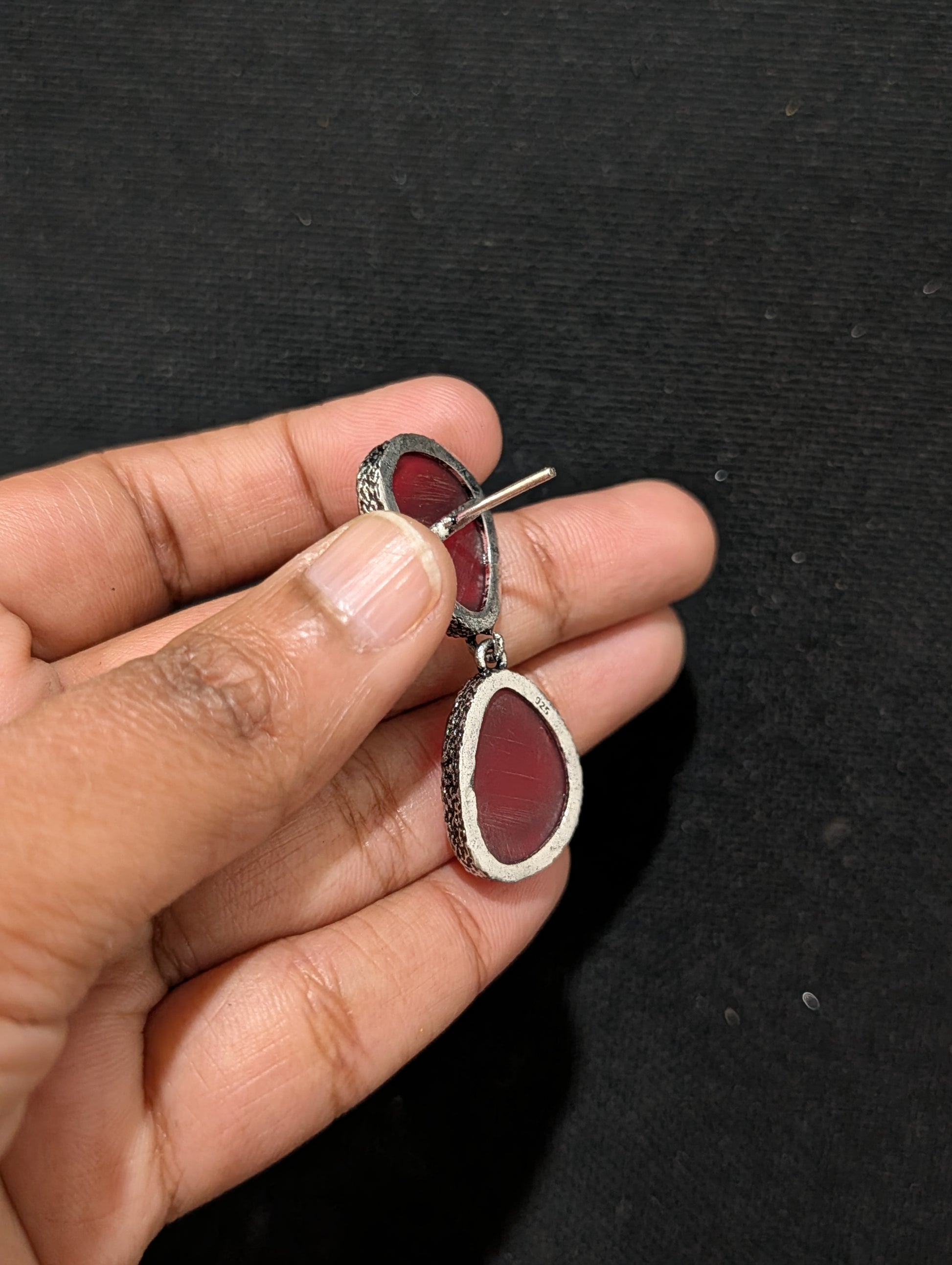 Colorful Resin stone Casual Earrings - Simpliful