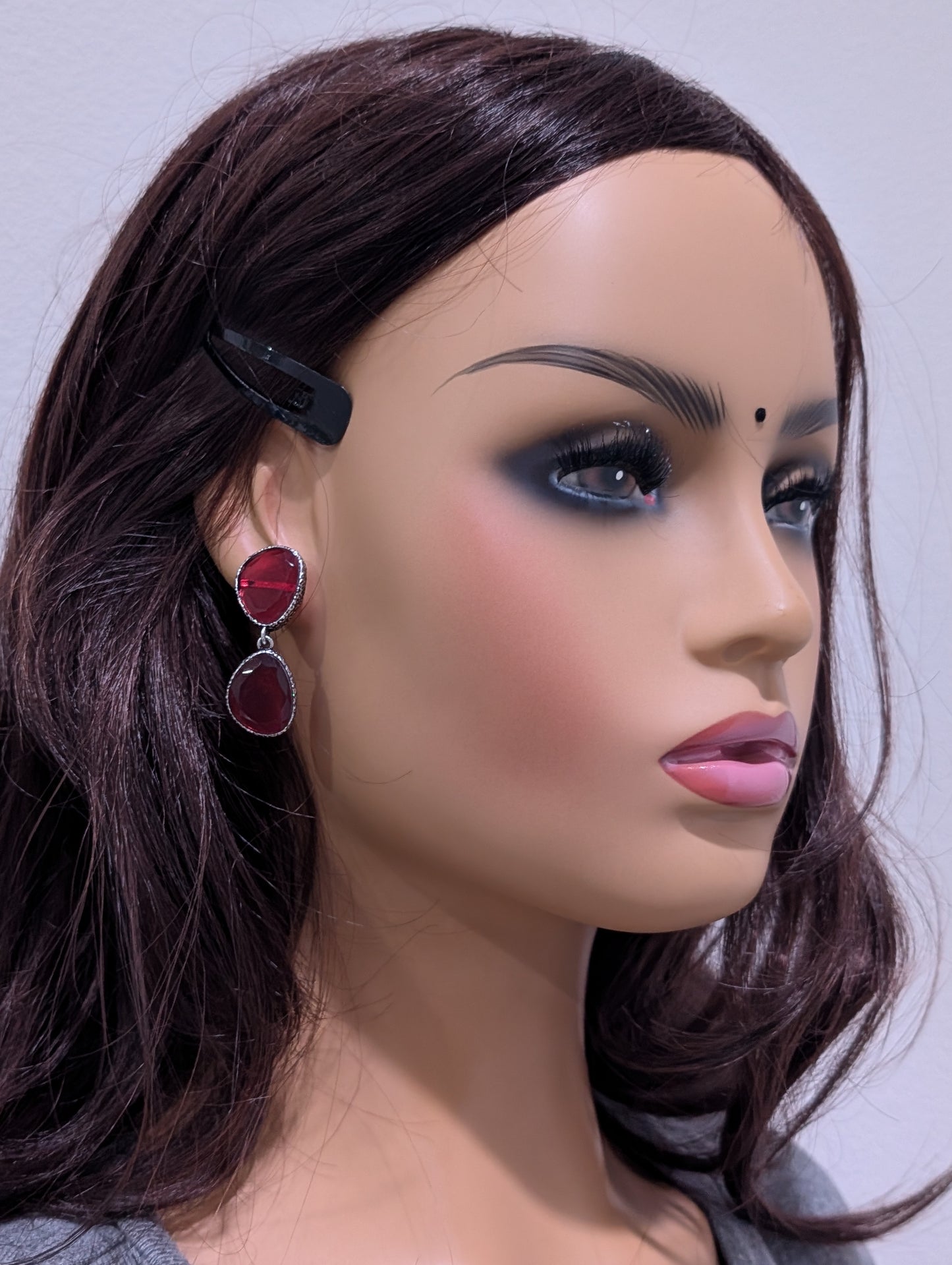 Colorful Resin stone Casual Earrings - Simpliful