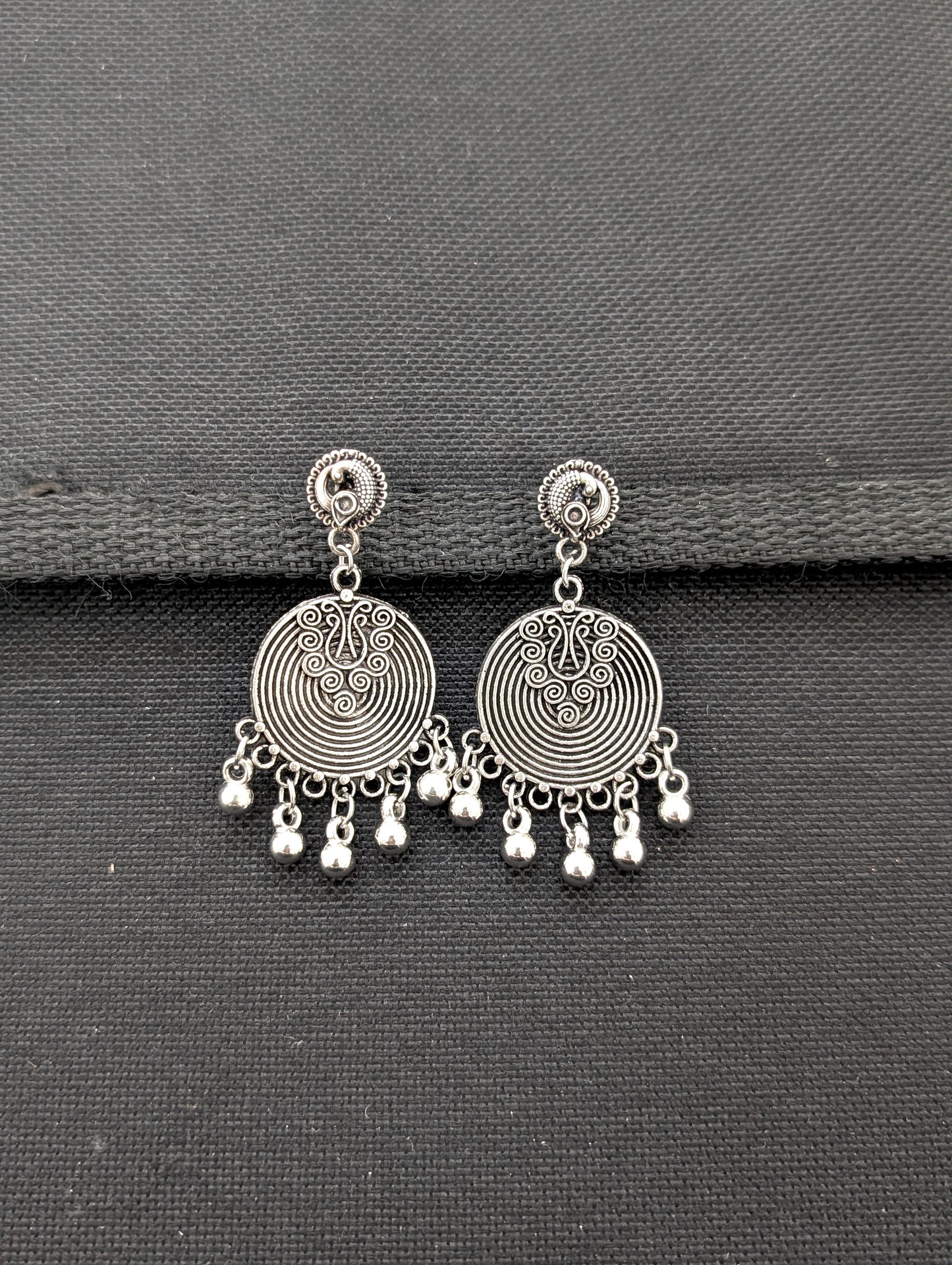 Lightweight Peacock design dangling Earrings - Simpliful