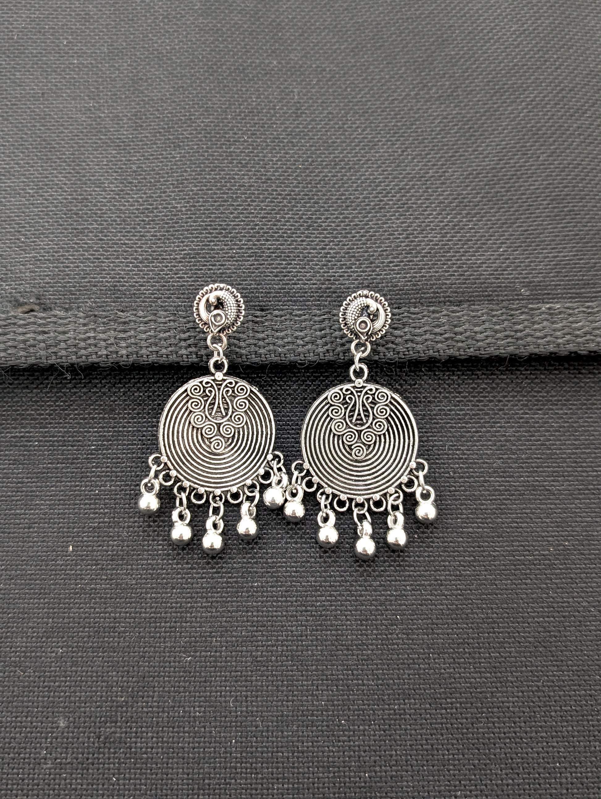 Lightweight Peacock design dangling Earrings - Simpliful
