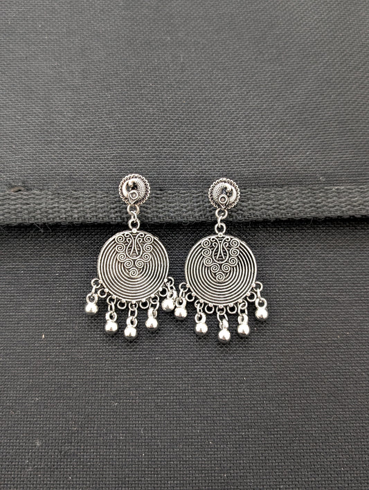 Lightweight Peacock design dangling Earrings - Simpliful