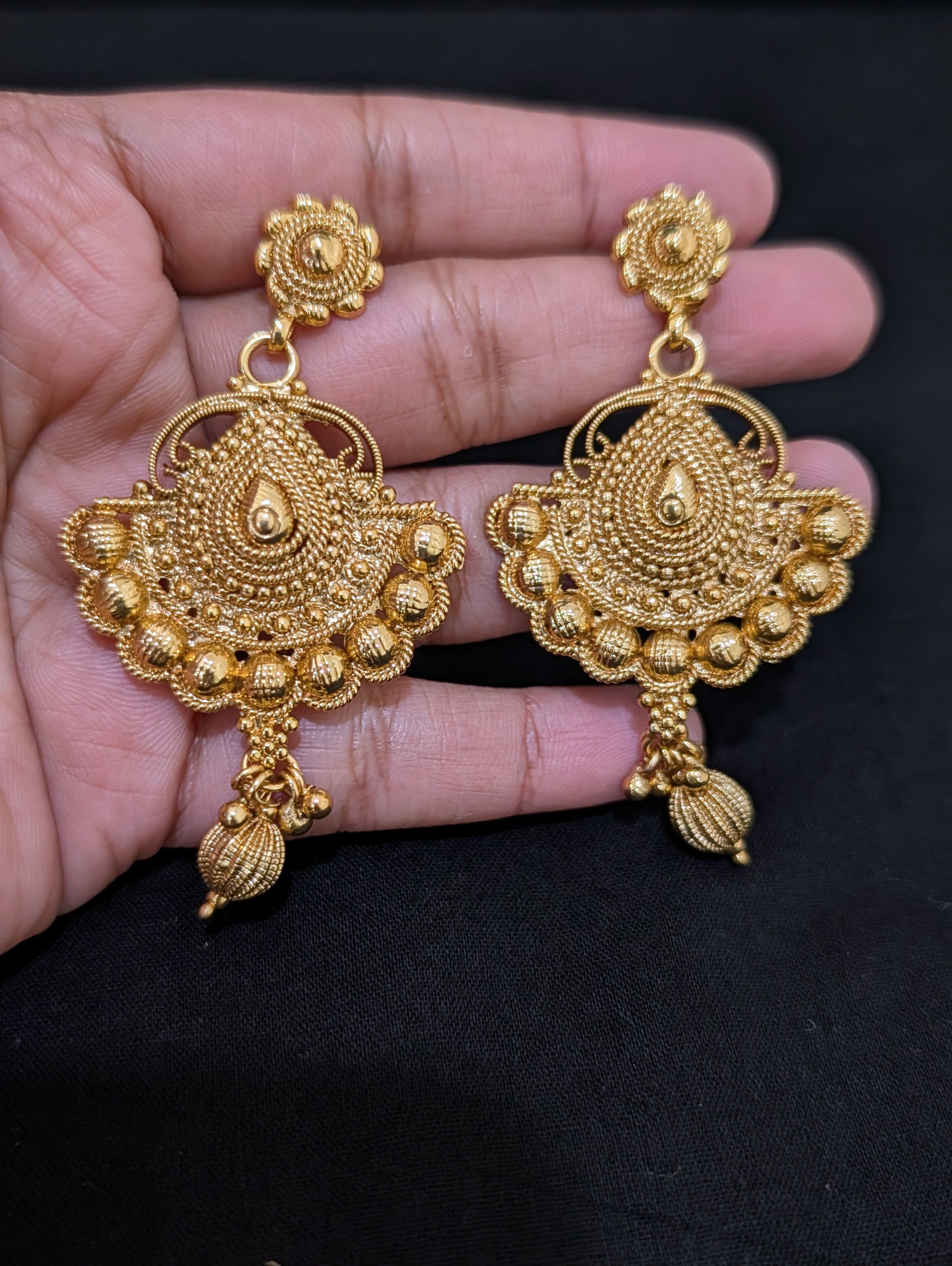 Gold plated Bridal combo set - D3 - Simpliful