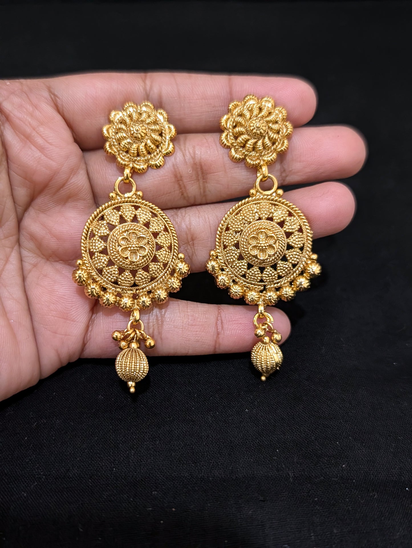 Gold plated Bridal combo set - D4 - Simpliful