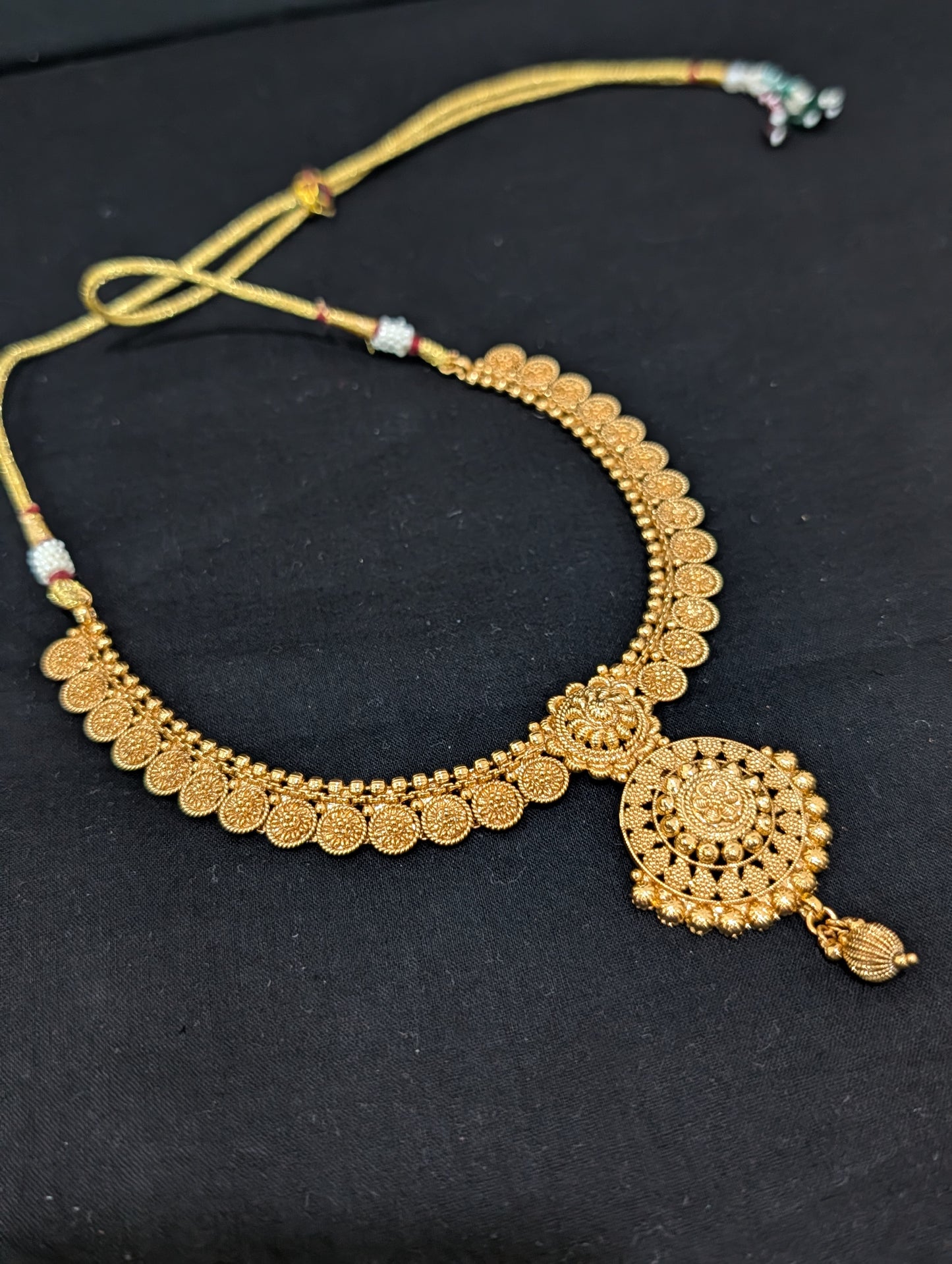 Gold plated Bridal combo set - D4 - Simpliful