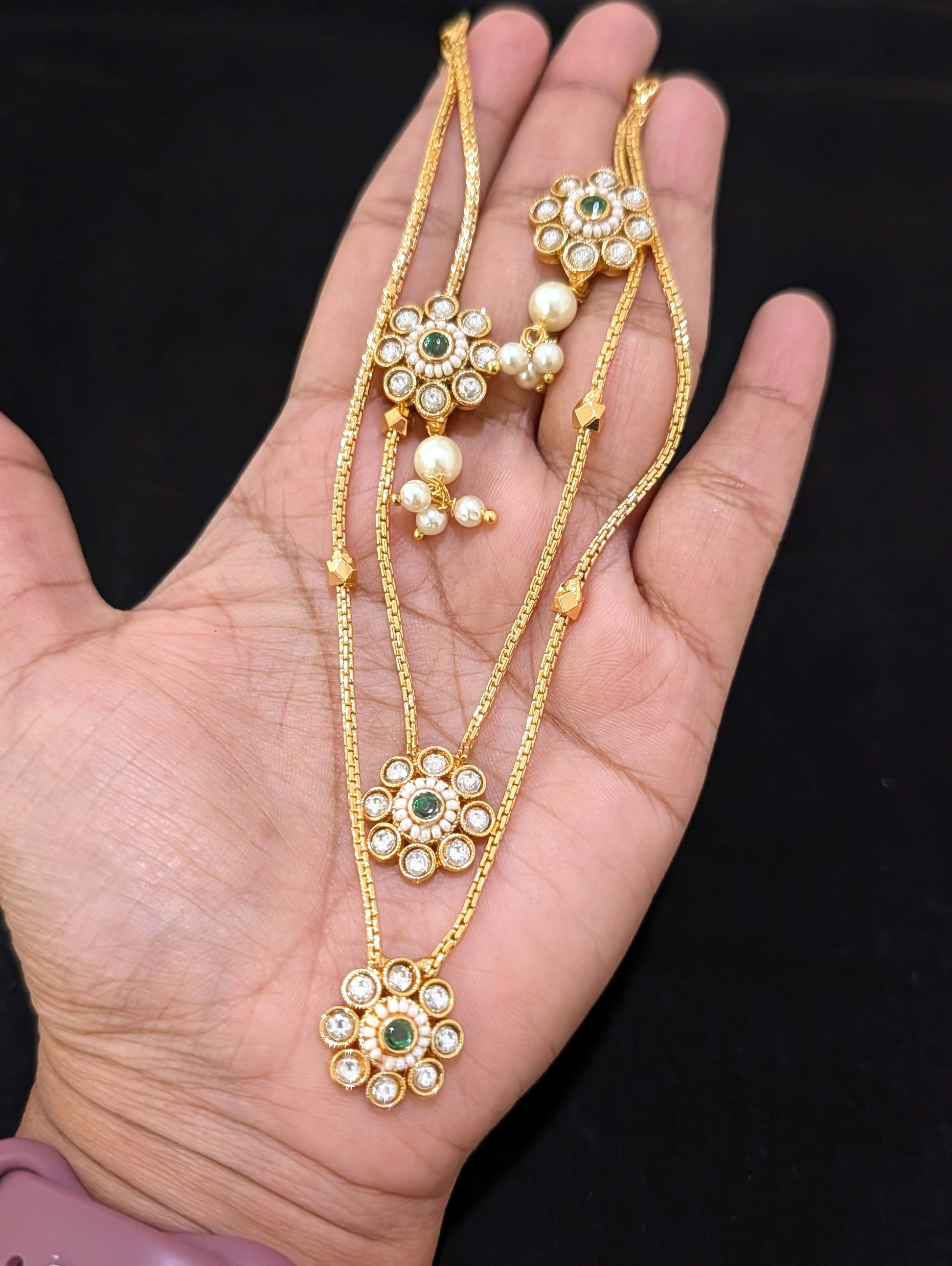 Minimalistic dual layer Choker Necklace set - Simpliful
