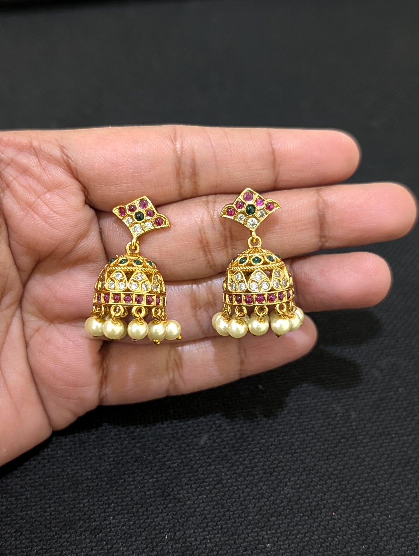 Traditional Arc Pendant Necklace set - Simpliful