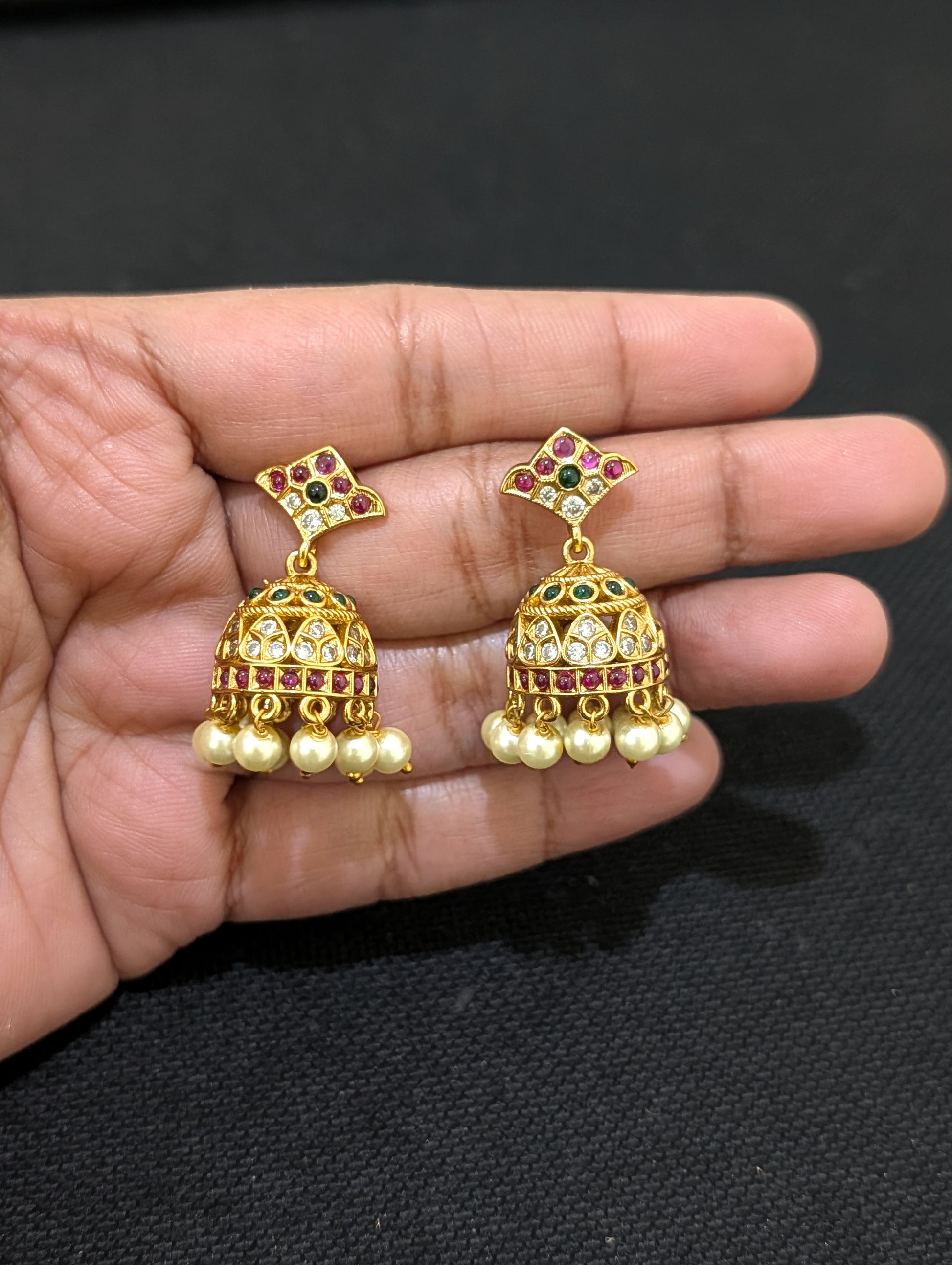 Traditional Arc Pendant Necklace set - Simpliful