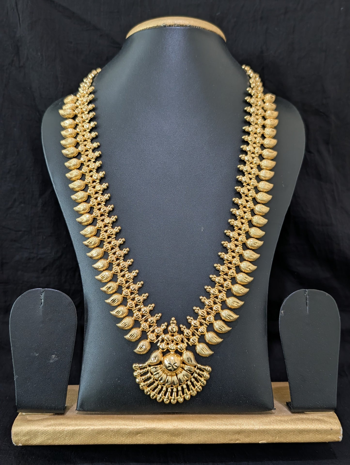 Micro Gold plated Long Haram Kerala style Necklace