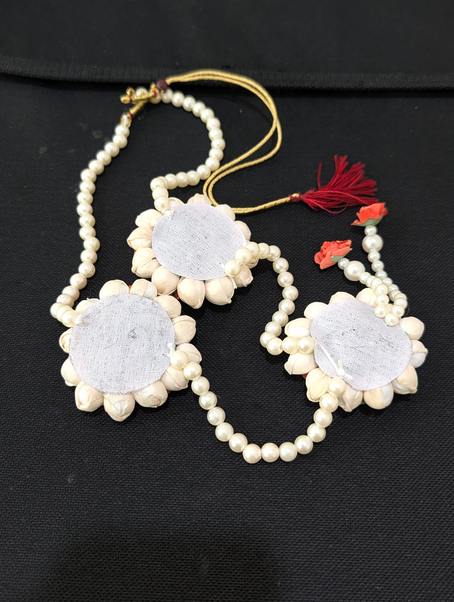 Artificial flower Long Necklace Combo set