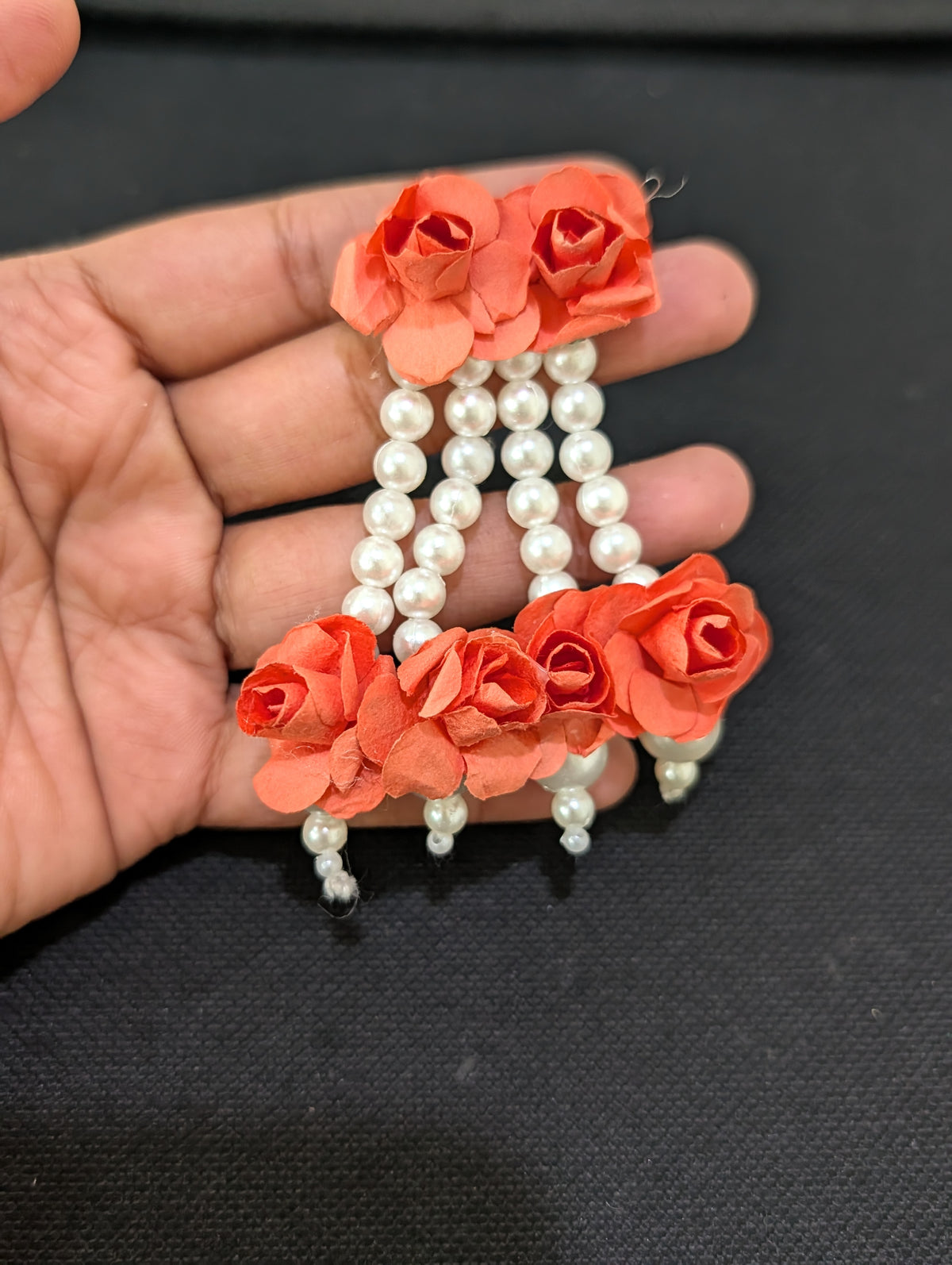 Artificial flower Long Necklace Combo set