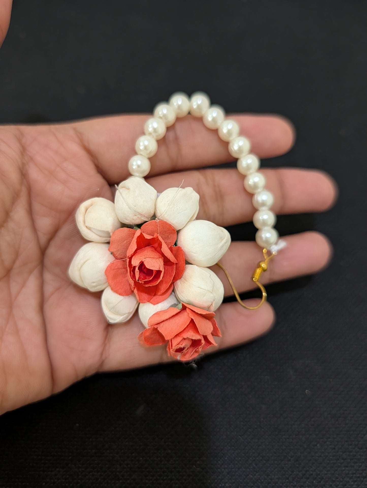 Artificial flower Long Necklace Combo set