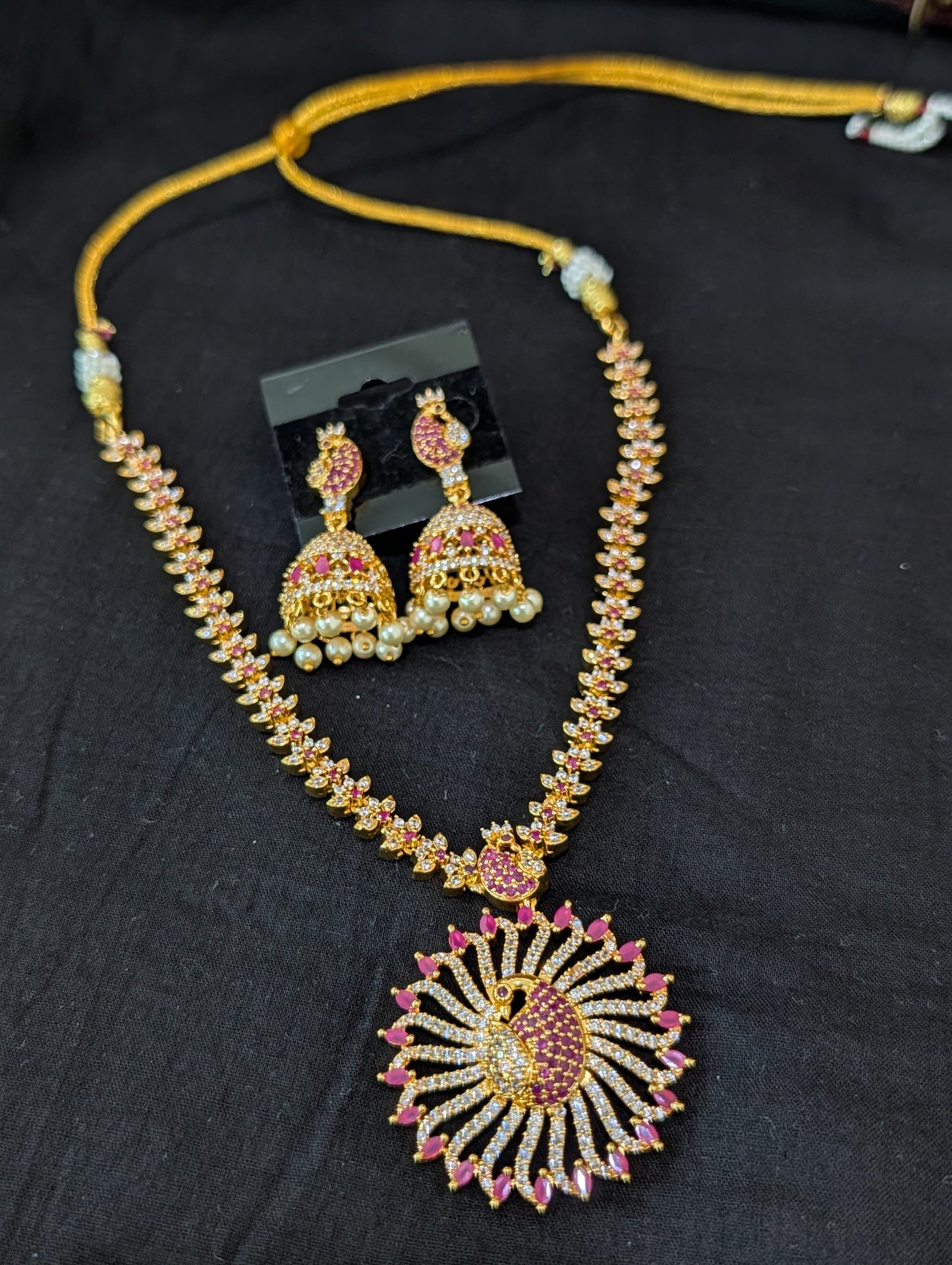 One gram gold plated Peacock Choker Set