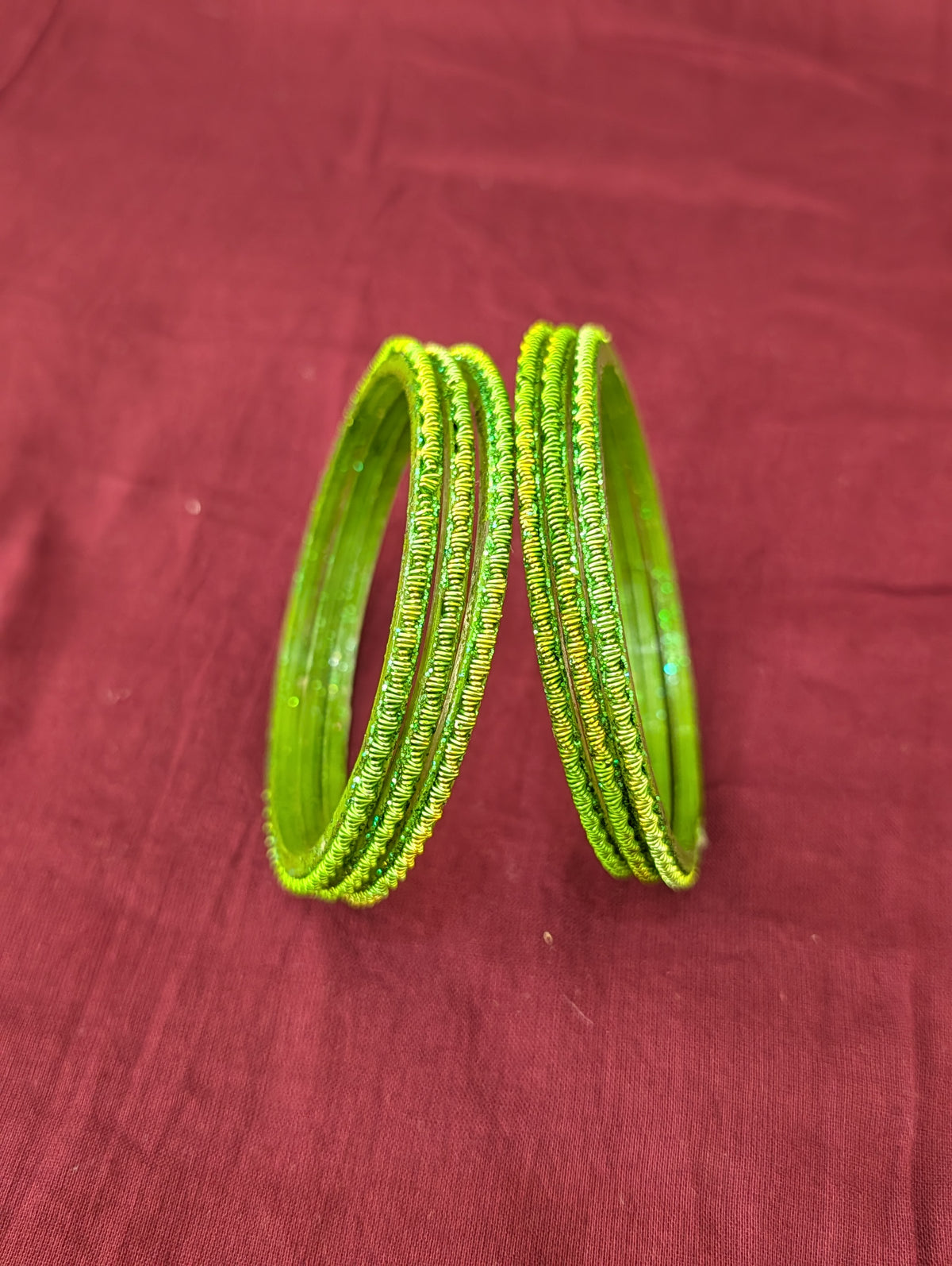 Clearance Glass Bangles - Set of 6 bangles - Simpliful