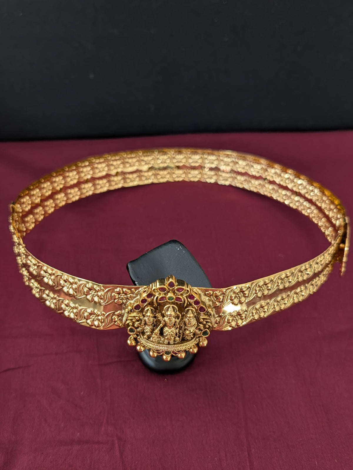 Antique Gold plated Kemp Ram Parivaar Hip Chain / Waist Belt / Belly Chain