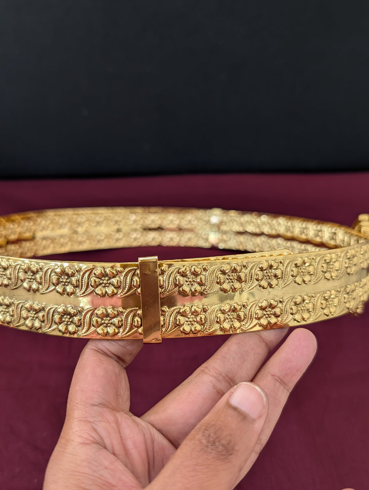 Antique Gold plated Kemp Ram Parivaar Hip Chain / Waist Belt / Belly Chain