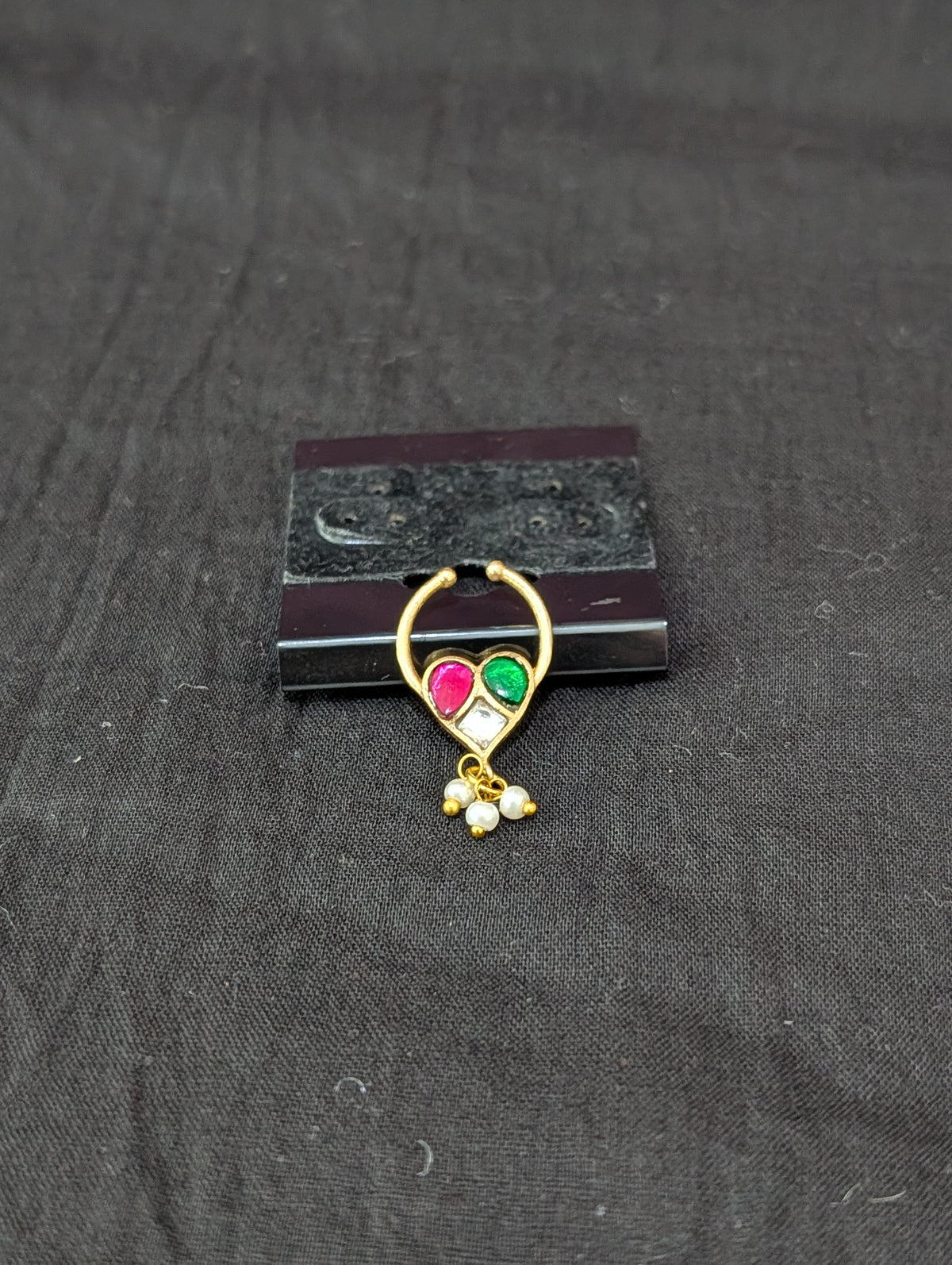 Jadau Kundan Large Septum Nose Ring