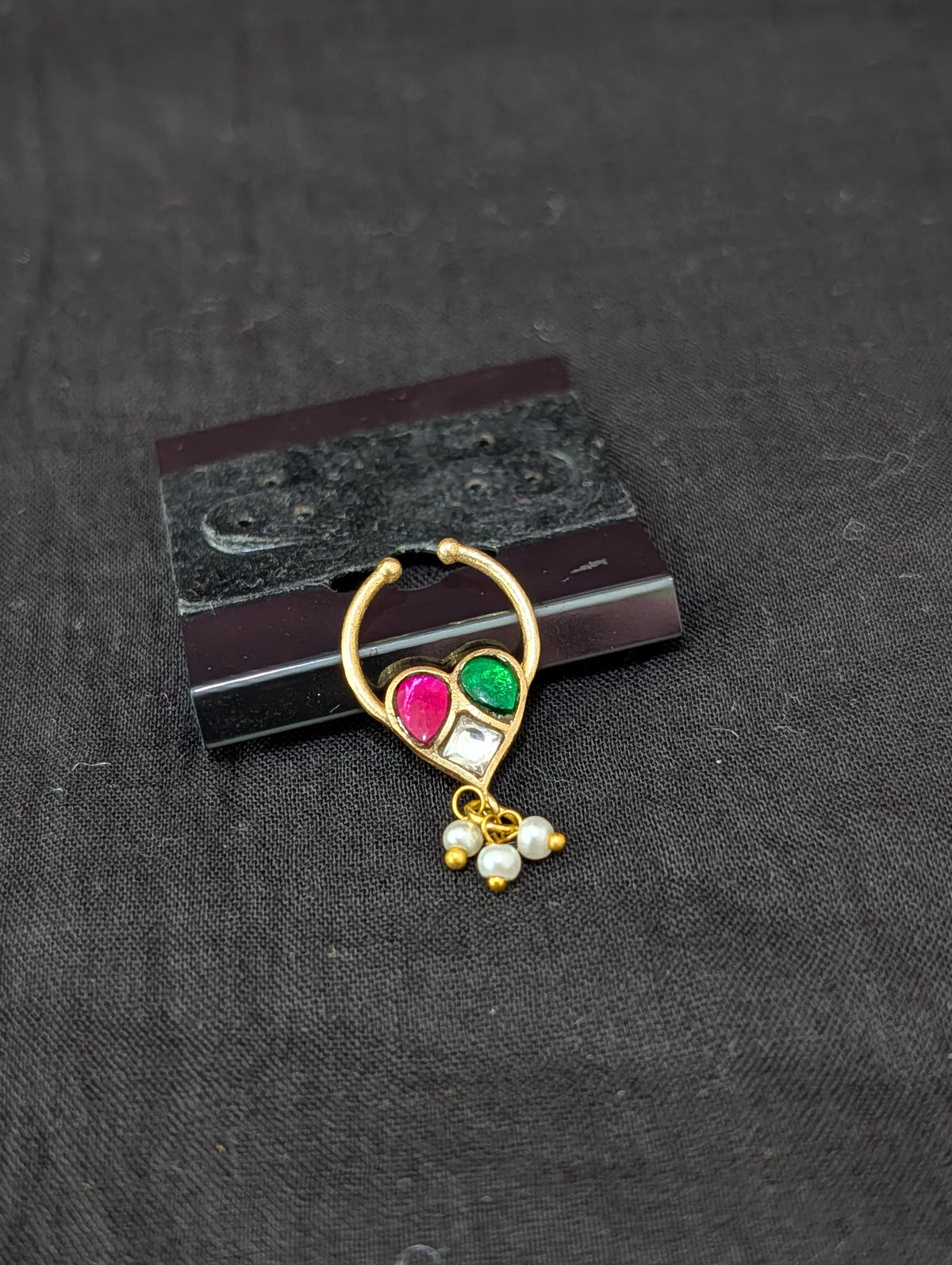 Jadau Kundan Large Septum Nose Ring