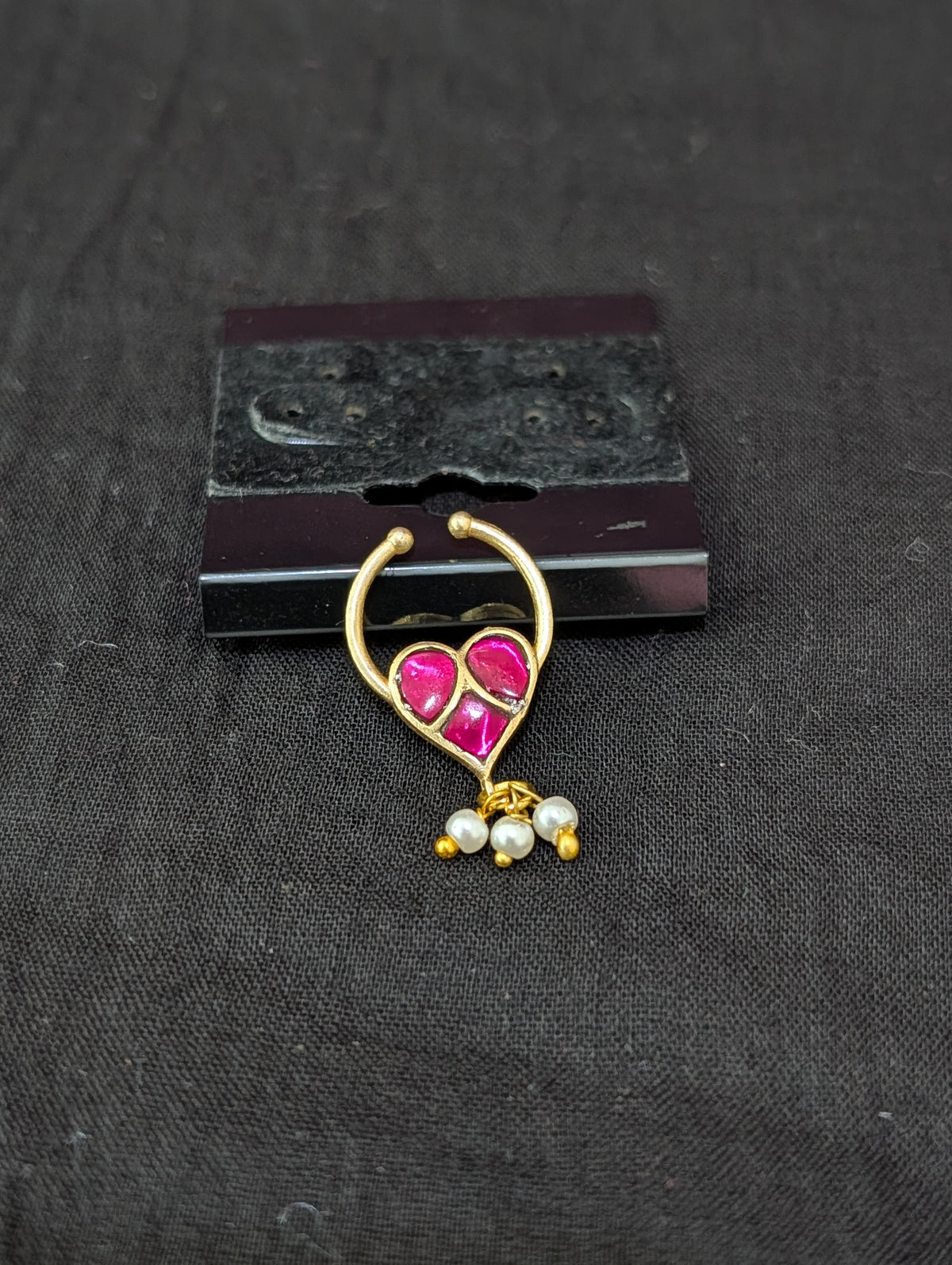 Jadau Kundan Large Septum Nose Ring