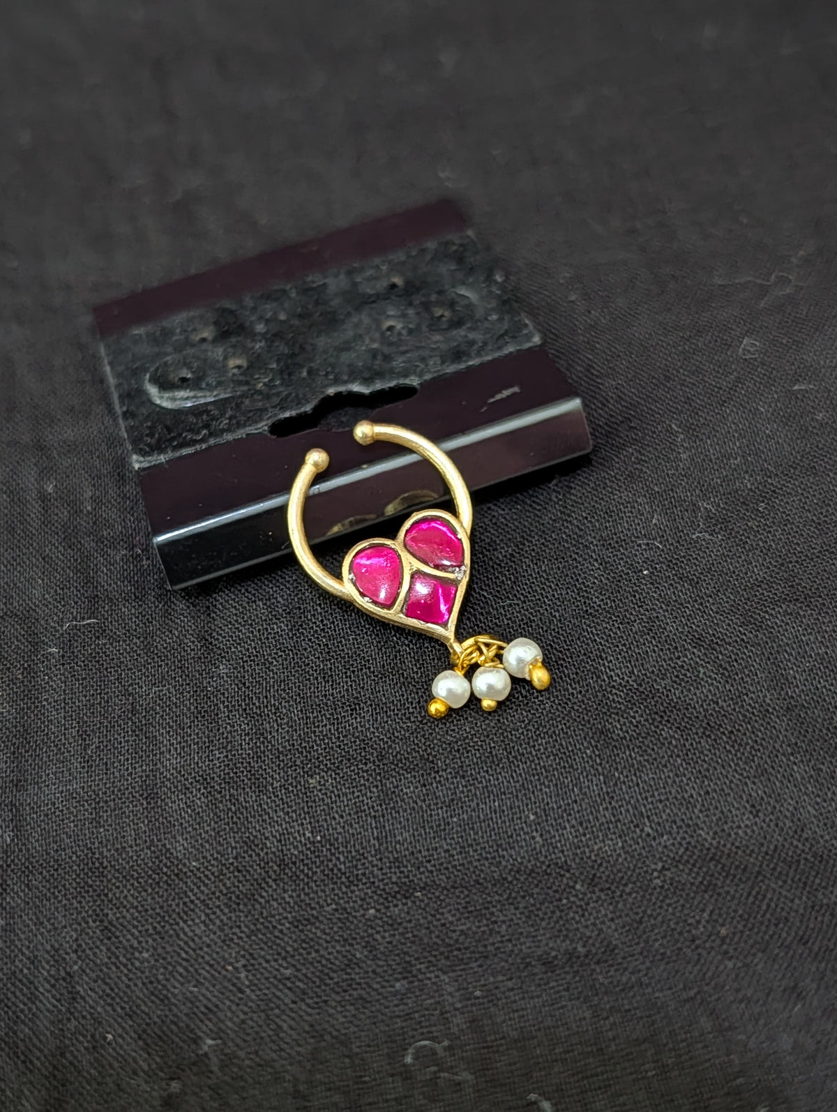 Jadau Kundan Large Septum Nose Ring