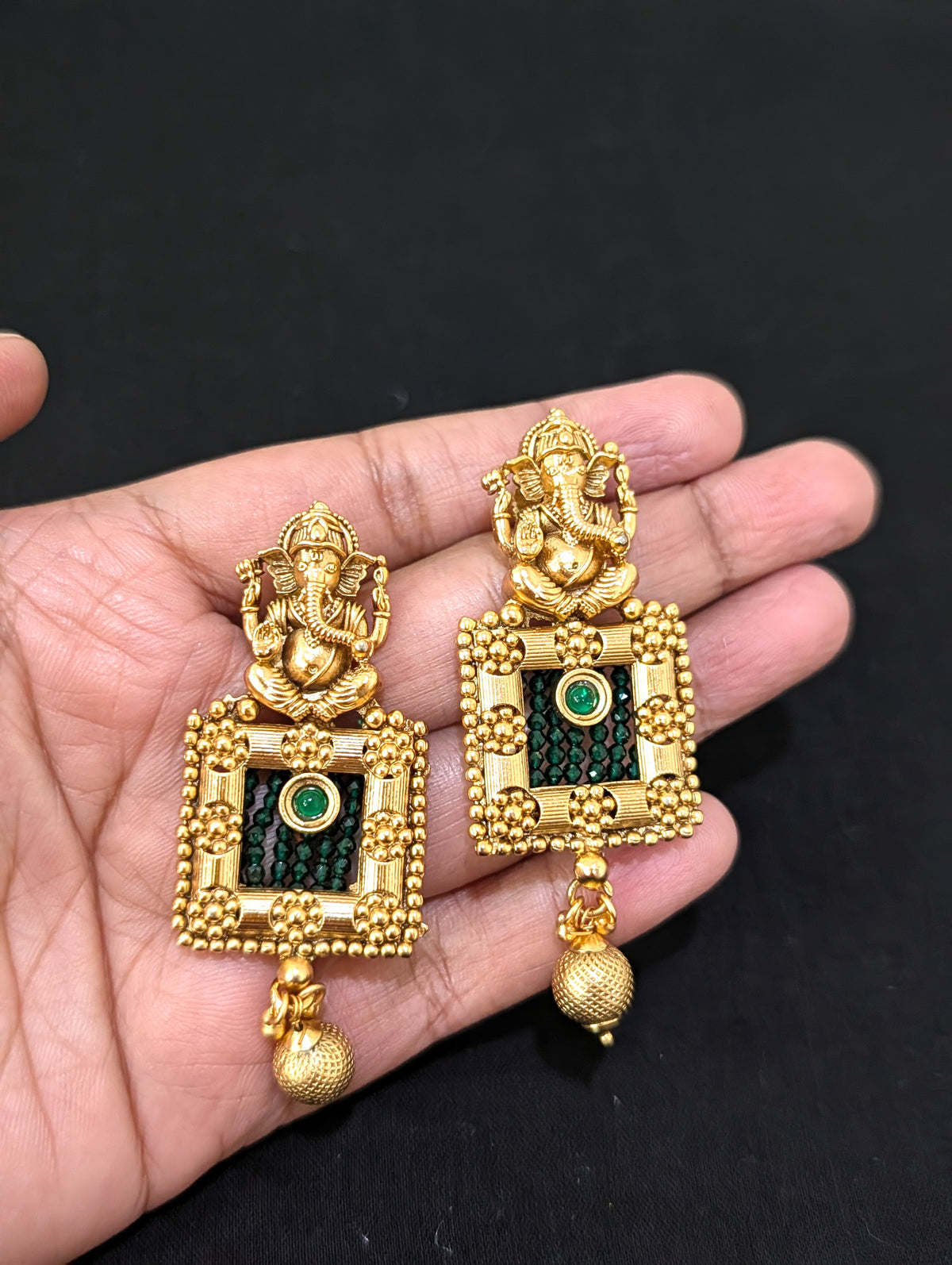 Lord Ganesha Choker Chandbali set