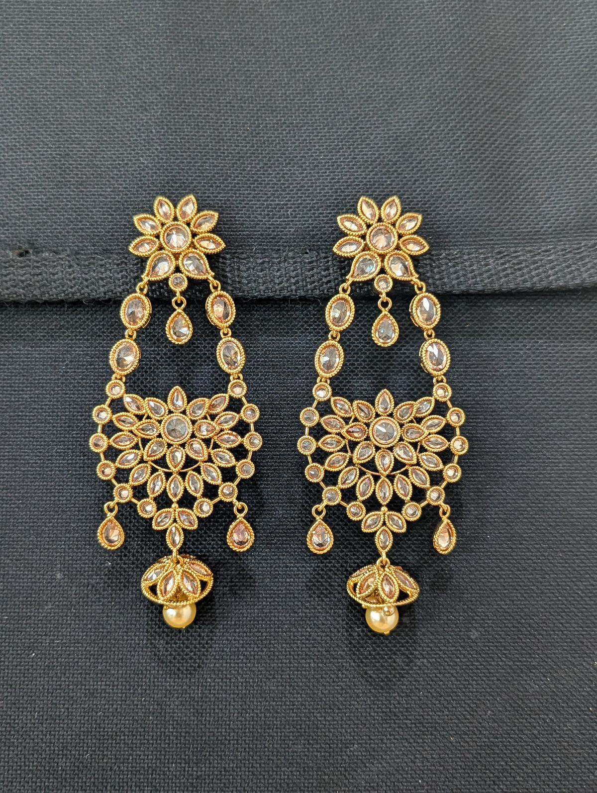 Grand Polki Chandbali Earrings