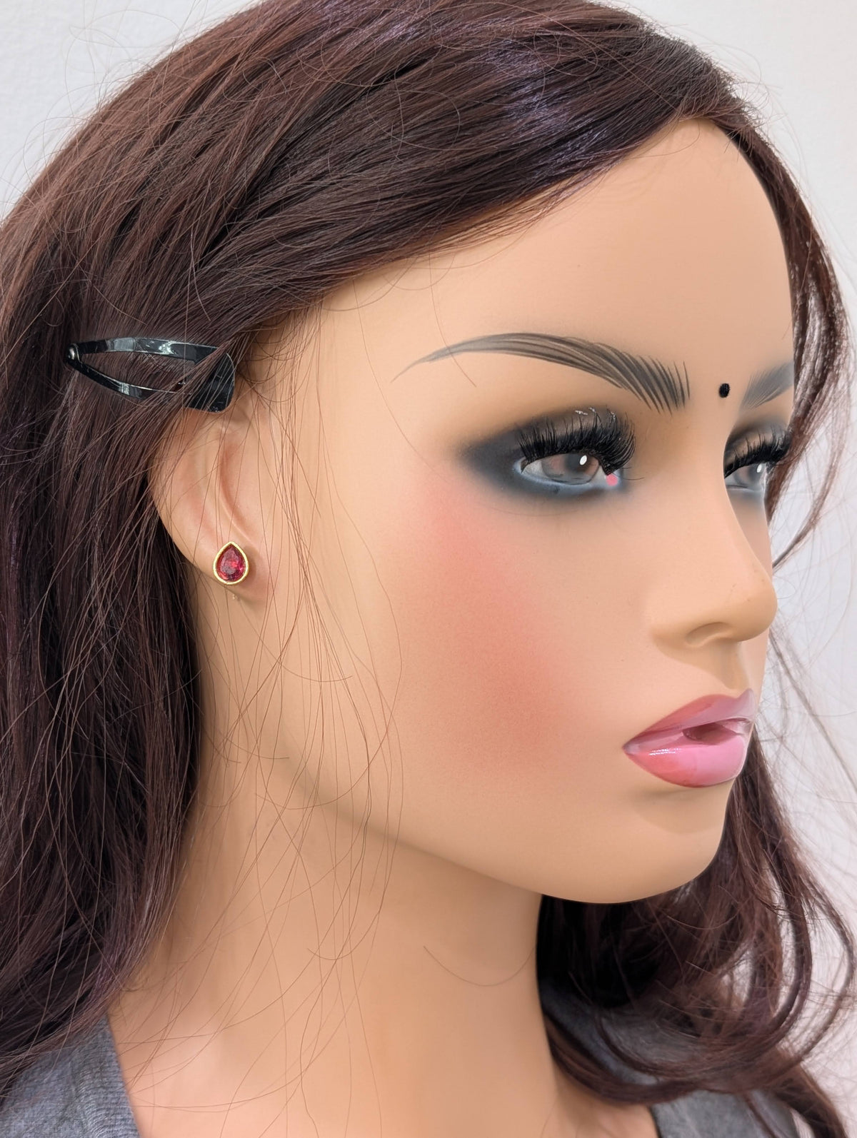 5 colors changing Antique Peacock Stud Earrings