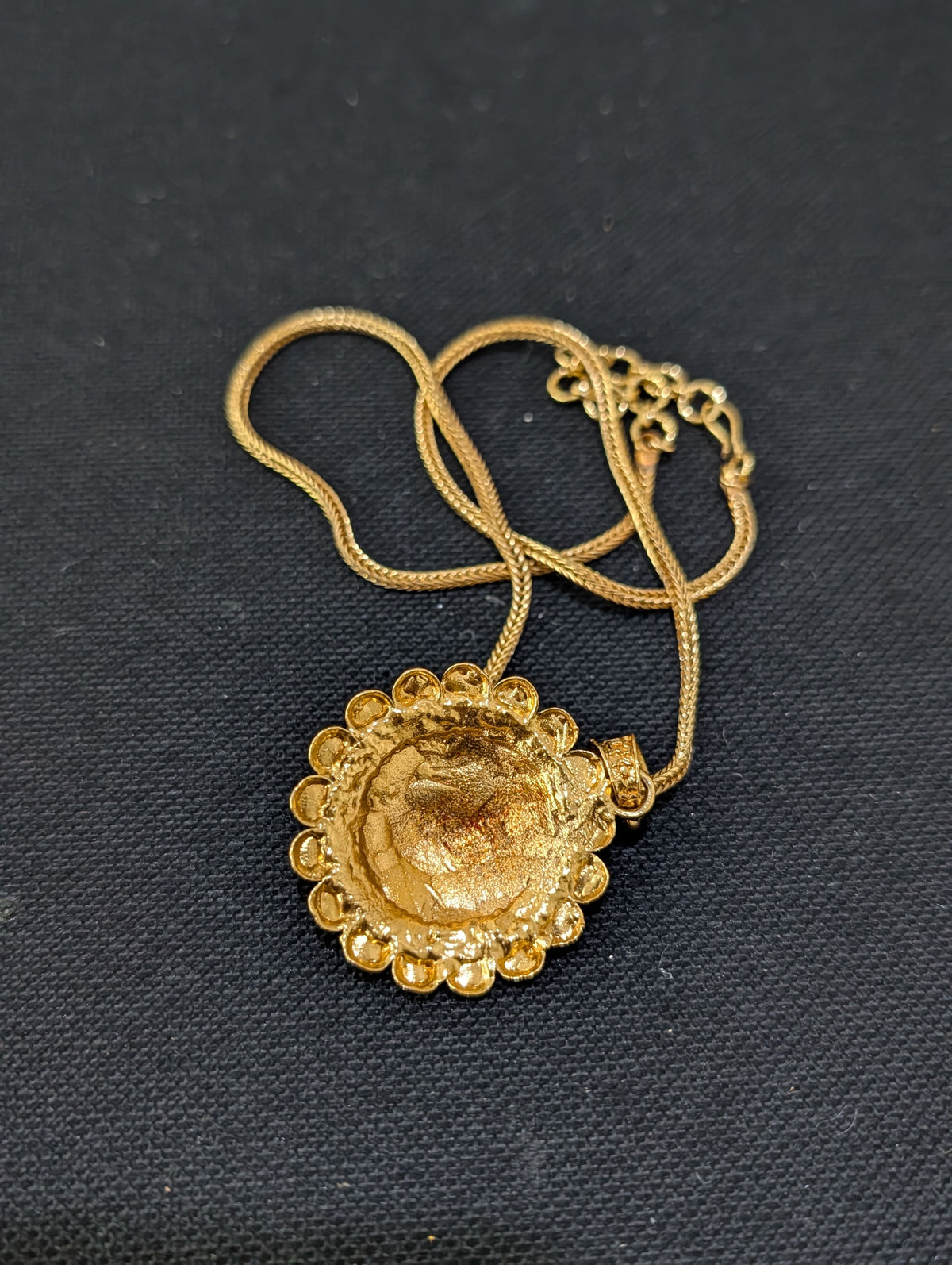 Gold plated Ganesh ji Pendant Necklace